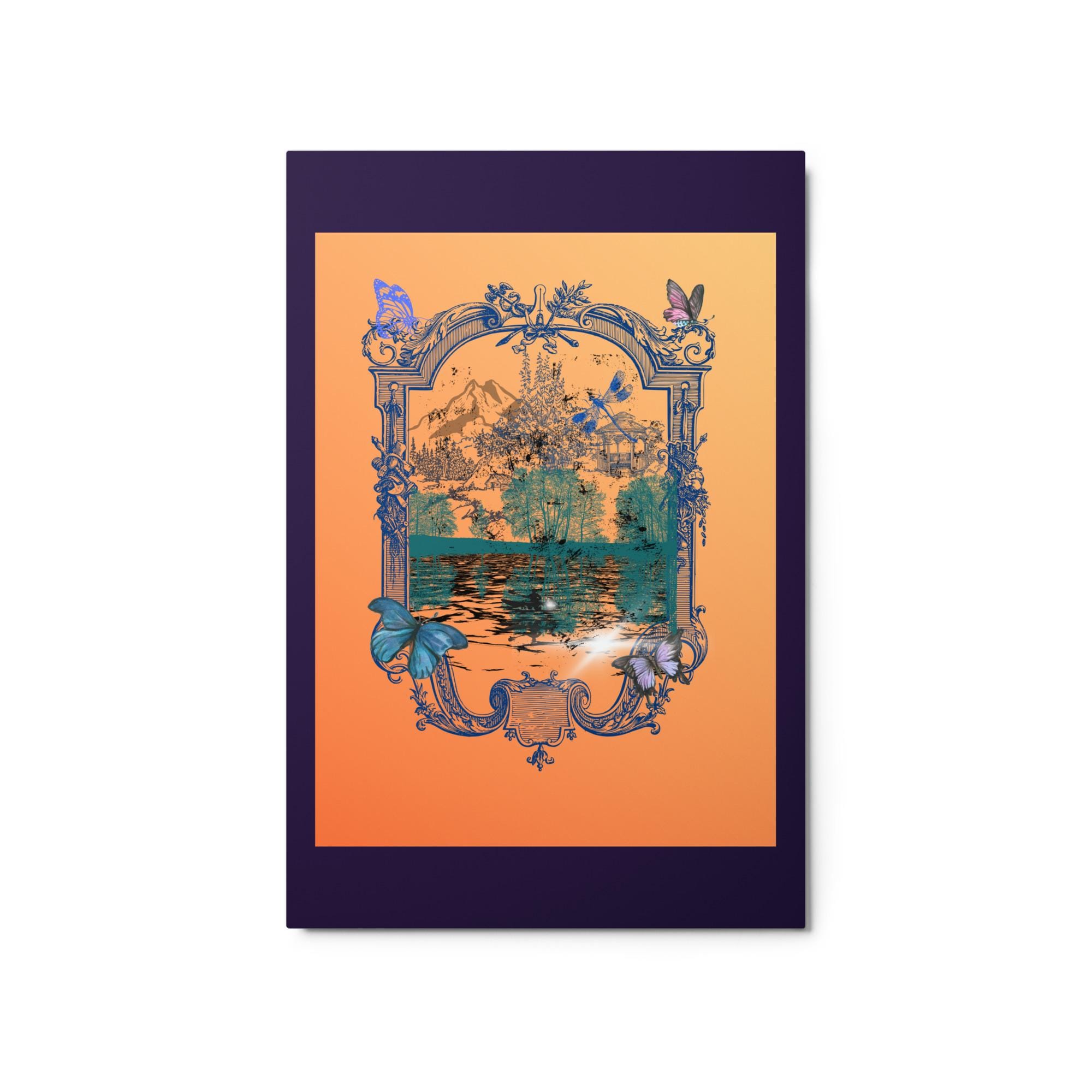 Wall art poster. Surreal, atmospheric, digital illustration -Metal prints 20x30 - "serenity", gallery image 2