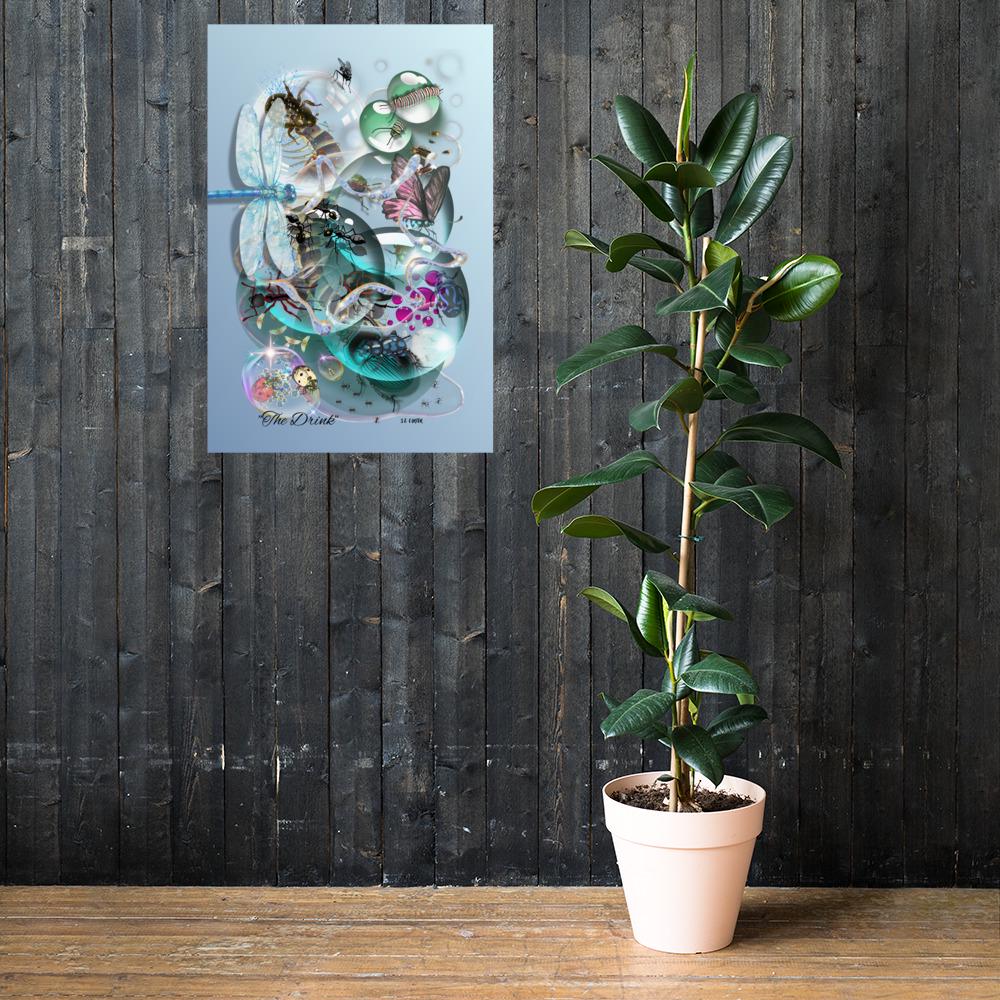 Wall art poster. Surreal, atmospheric, digital illustration - Photo paper poster 24X36, gallery image 4