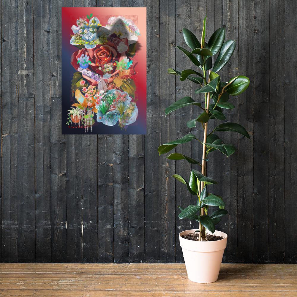 Wall art poster. Surreal, atmospheric, digital illustration - Photo paper poster 24X36, gallery image 4