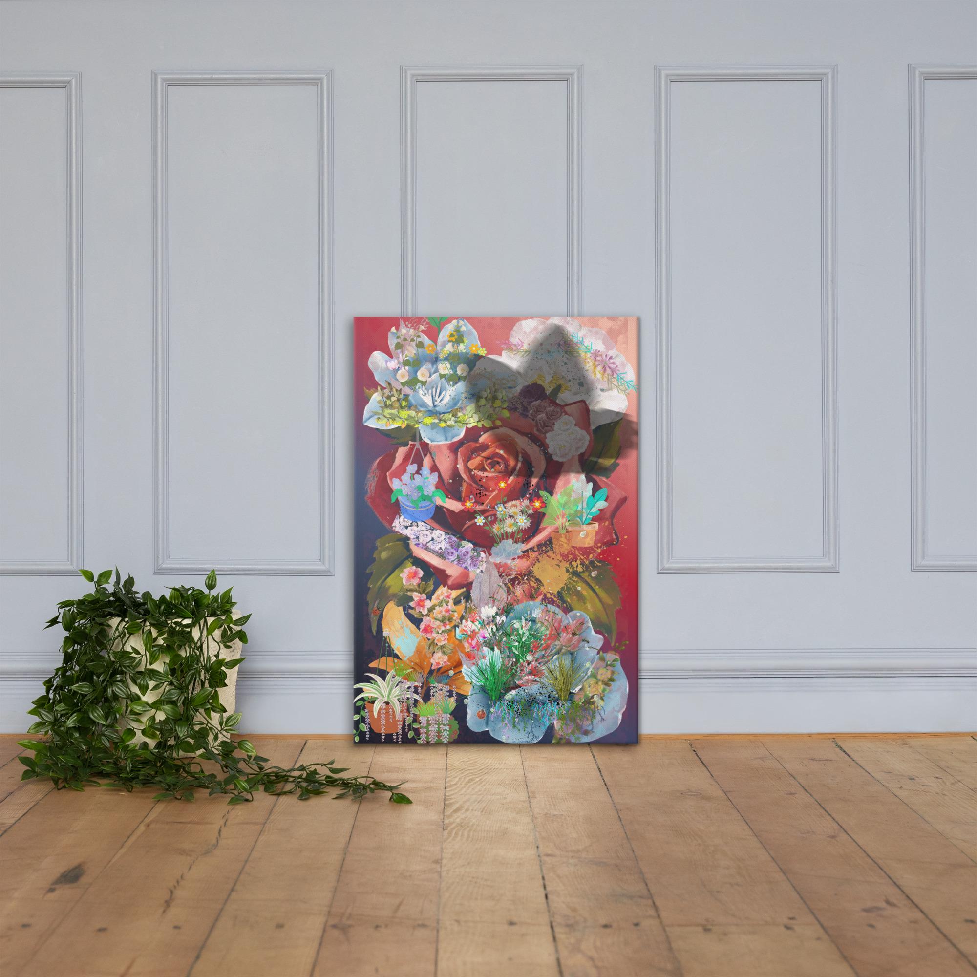 Wall art poster. Surreal, atmospheric, digital illustration - Canvas 24x36 - "FROM WITHIN", gallery image 3