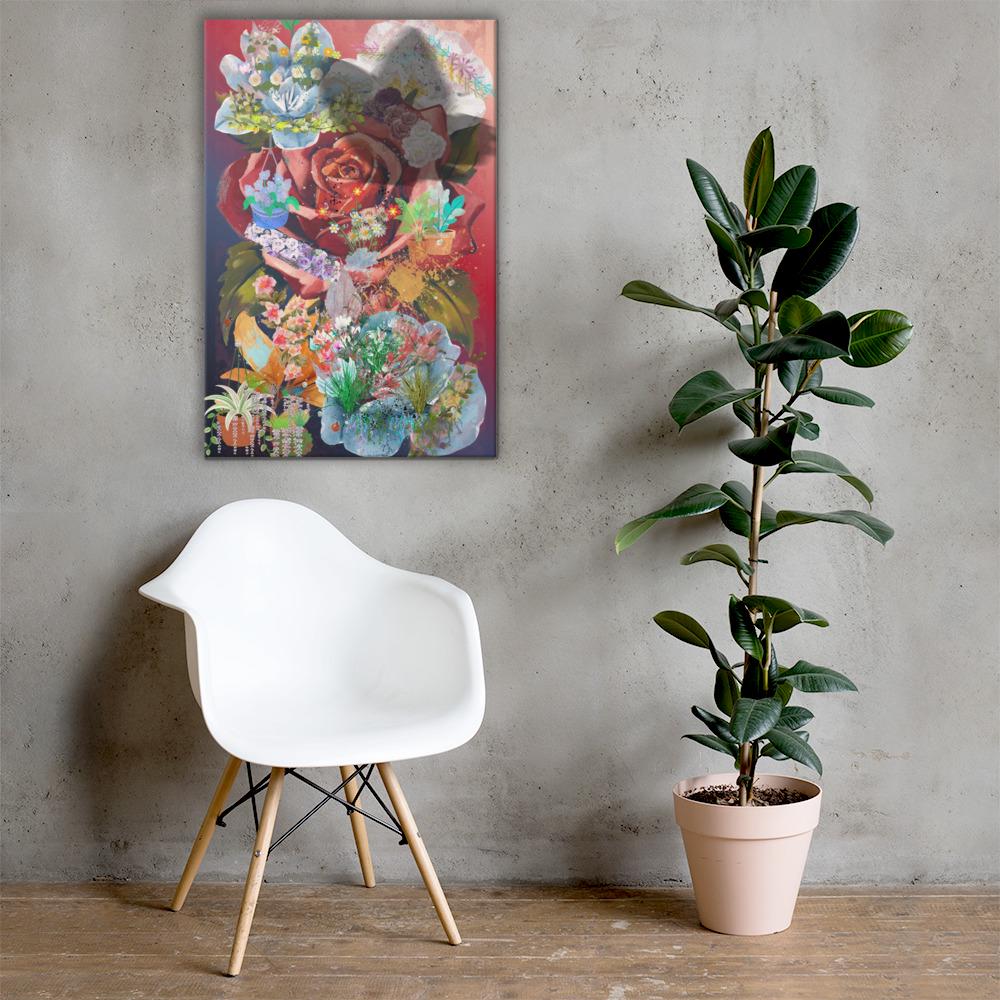Wall art poster. Surreal, atmospheric, digital illustration - Canvas 24x36 - "FROM WITHIN", gallery image 4