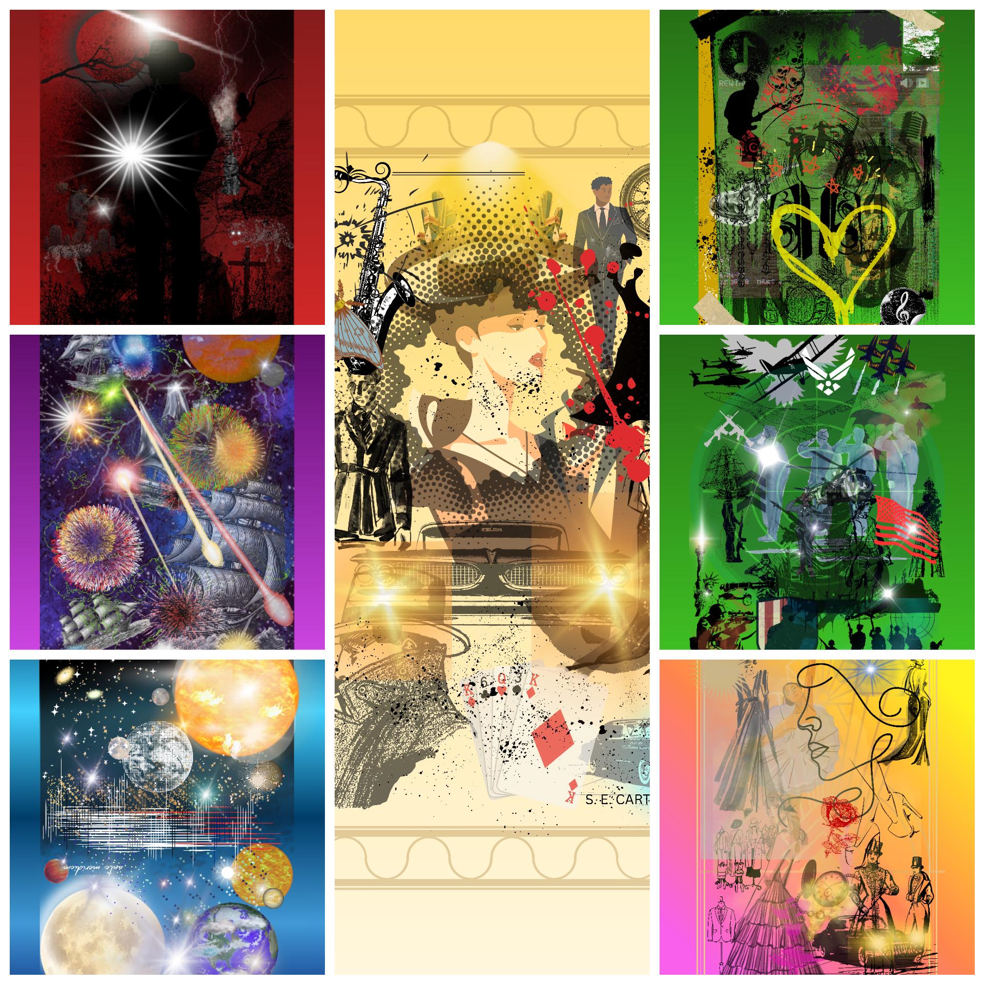 Wall art poster. Surreal, atmospheric, digital illustration - Canvas 24x36 - "FROM WITHIN", gallery image 7