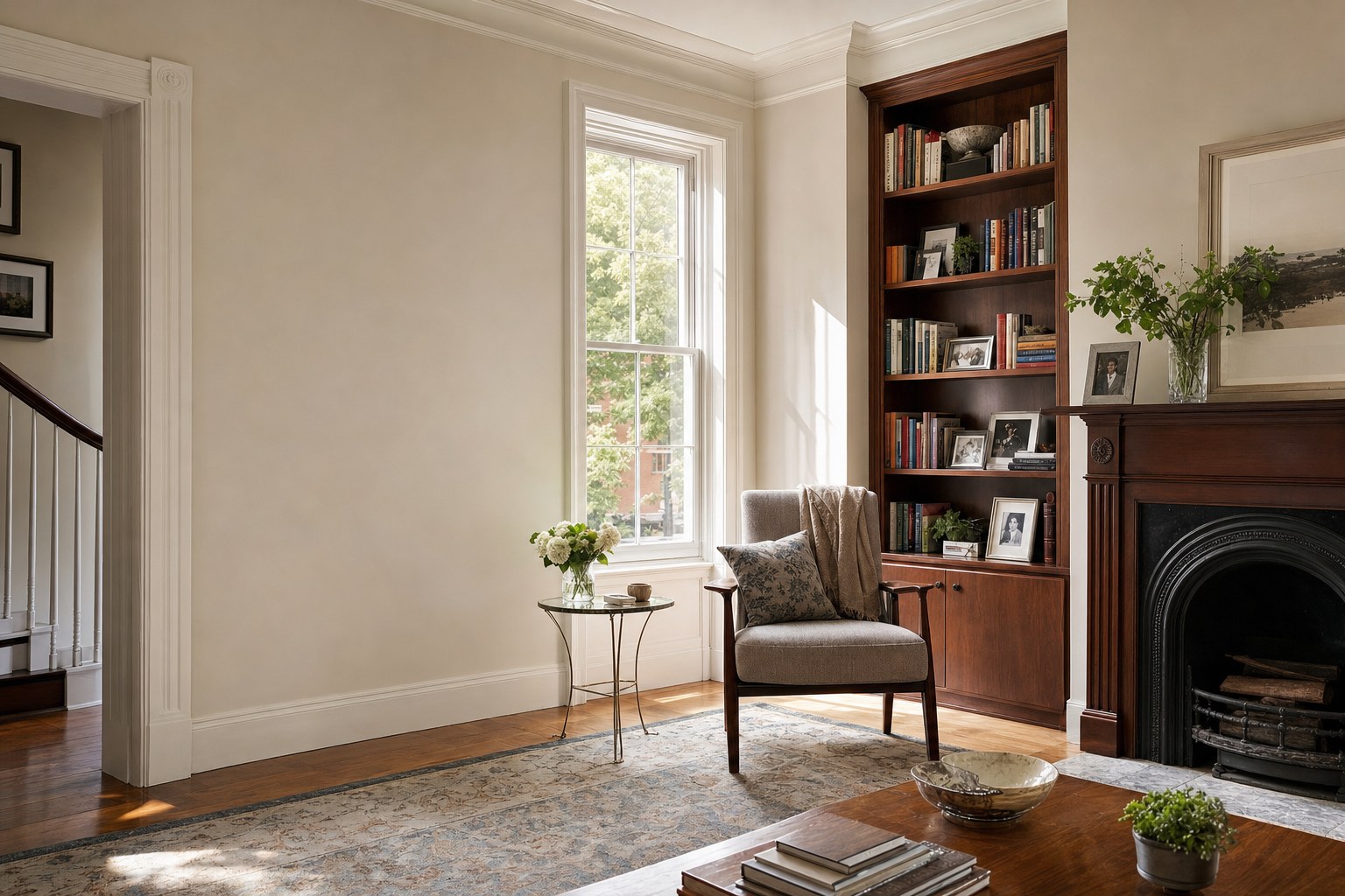 A warm, orderly Washington home interior