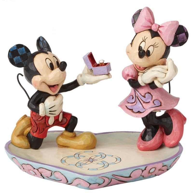 Mickey Proposing to Minnie Figure