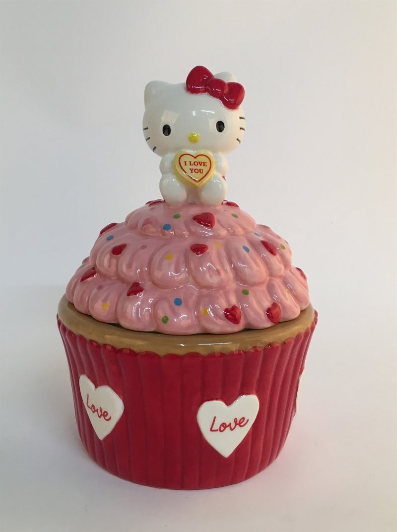 Hello Kitty Cupcake Candy Jar