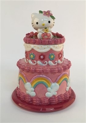 Hello Kitty Cake Cookie Jar