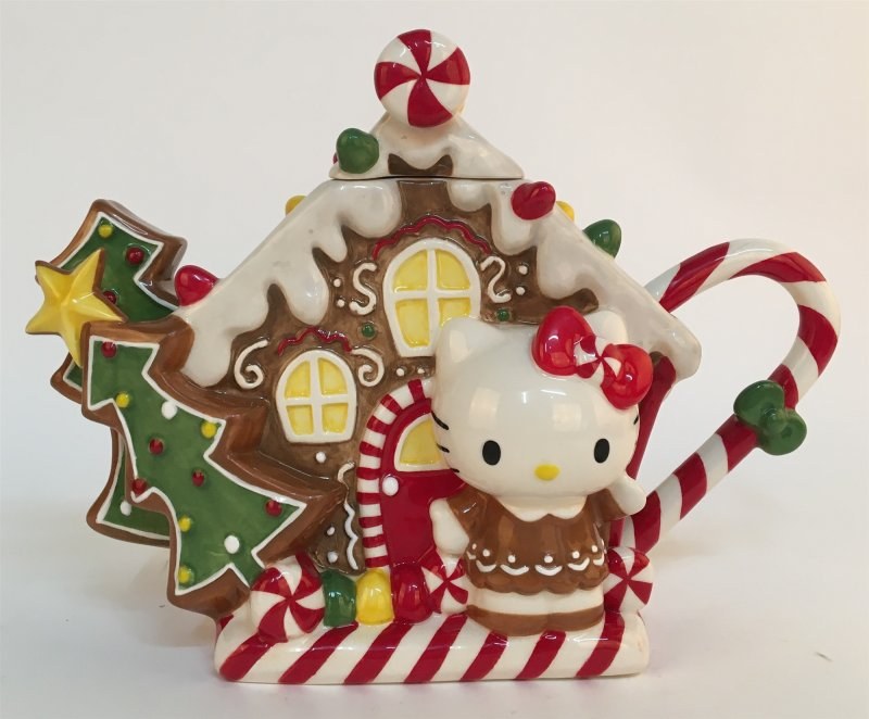 Hello Kitty Candy Gingerbread Teapot