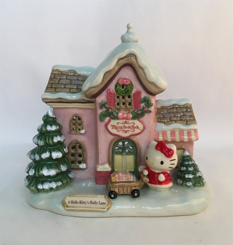 HELLO KITTY'S MERRY BOOK NOOK CANDLE HOUSE