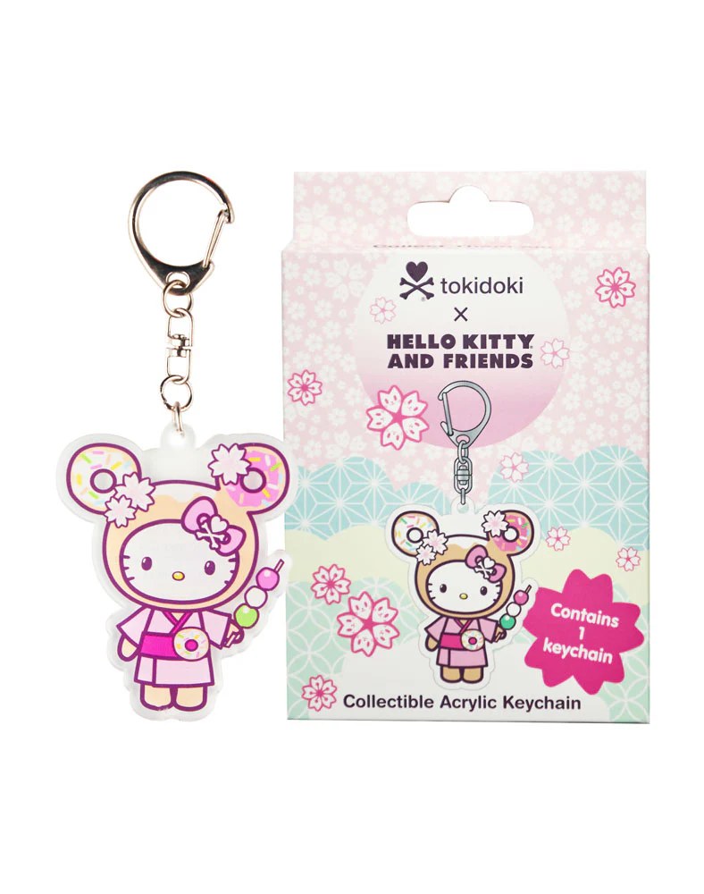 Tokidoki x Hello Kitty and Friends Cherry Blossom Acrylic Keychain Blind Box
