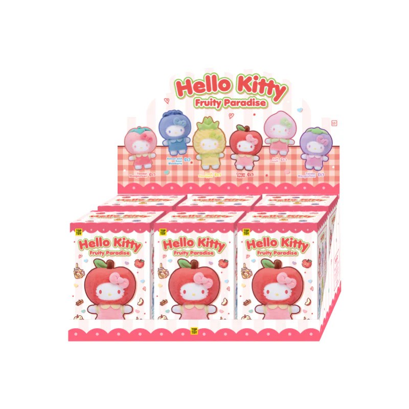 Sanrio Fruity Paradise Vinyl Plush Keychain Gift Blind Box