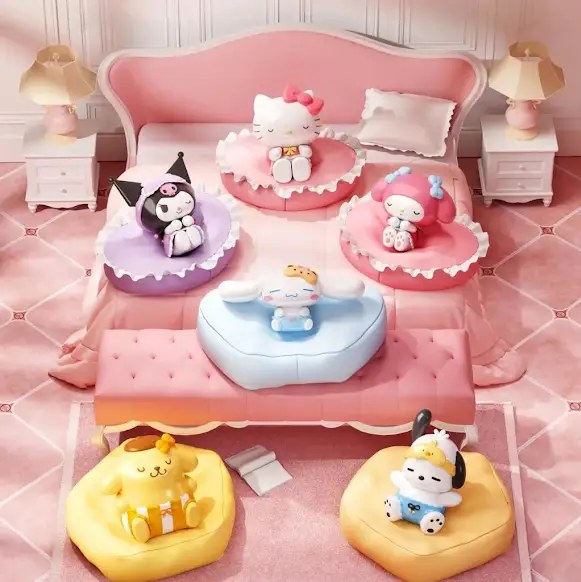 Sanrio Suyasuya Figures 6 Styles