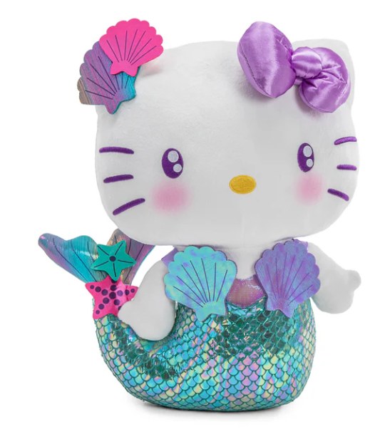 Hello Kitty Purple Mermaid Plush