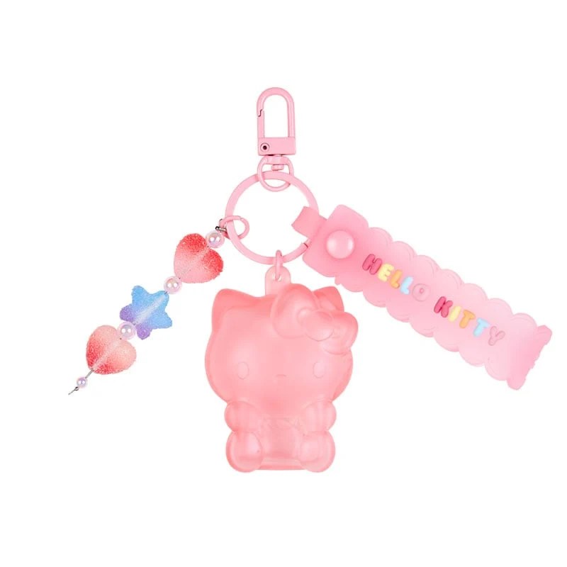 Sanrio Hello Kitty Translucent Pastel Pink Figural Keychain