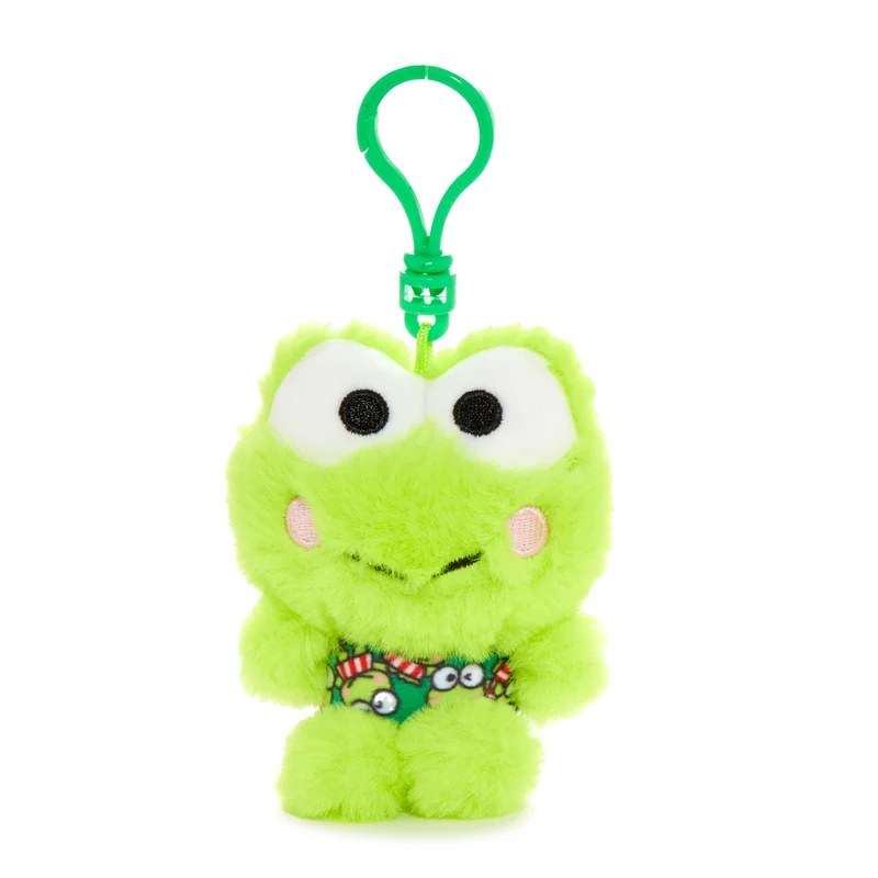 Sanrio Keroppi Fluffy Mini Plush Keychain