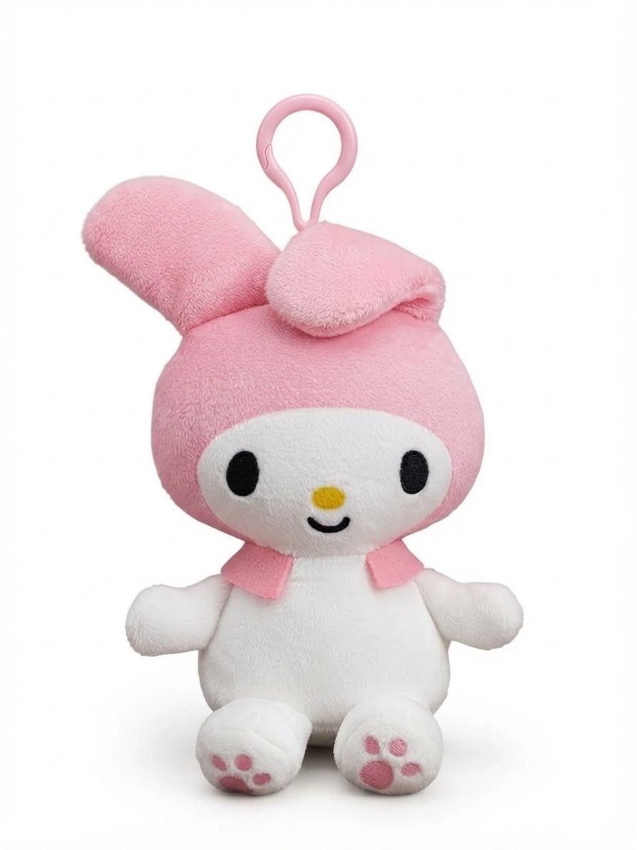 Sanrio My Melody Sitting Plush Doll Keychain