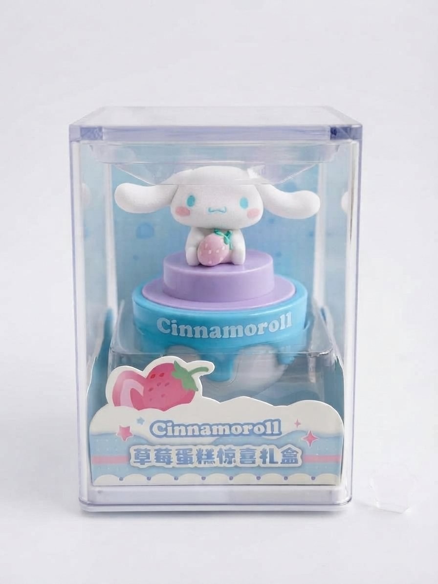 Official Sanrio Cinnamoroll Strawberry Cake Surprise Display Box