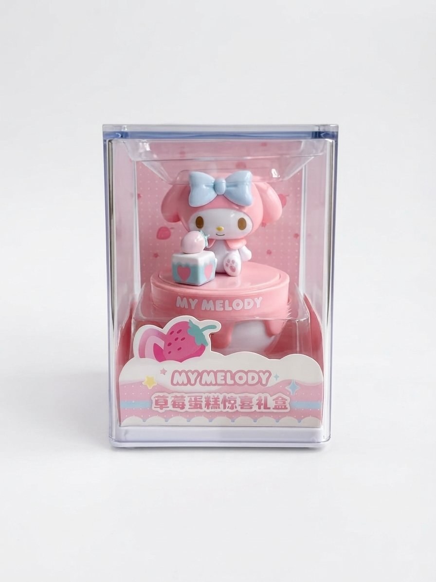 Official Sanrio My Melody Strawberry Cake Surprise Display Box