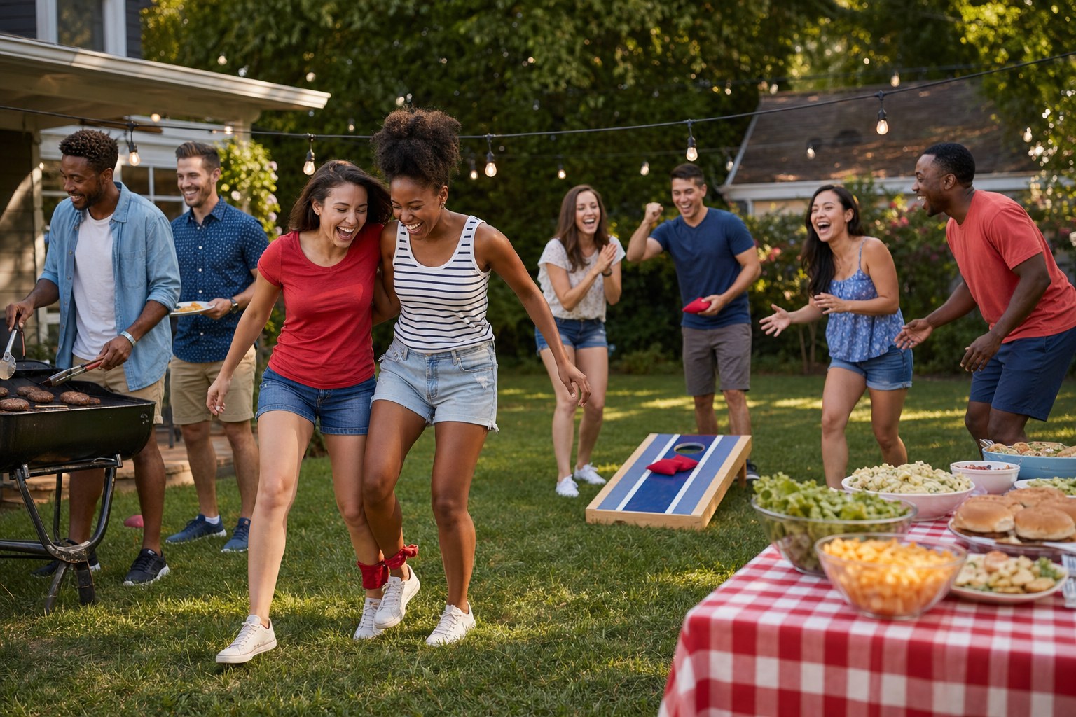 Fourth of July BBQ + Games