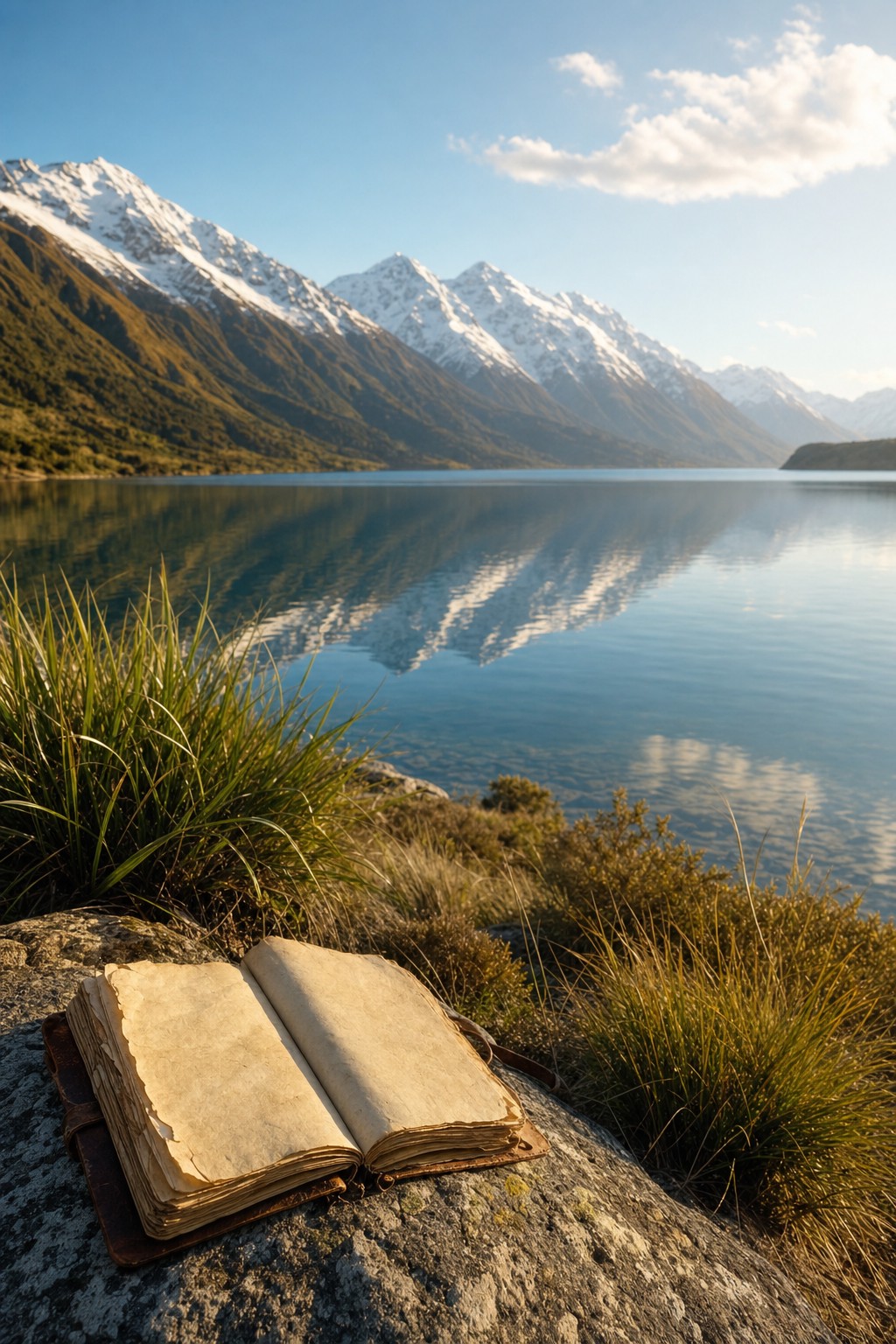Illustrative New Zealand travel scene