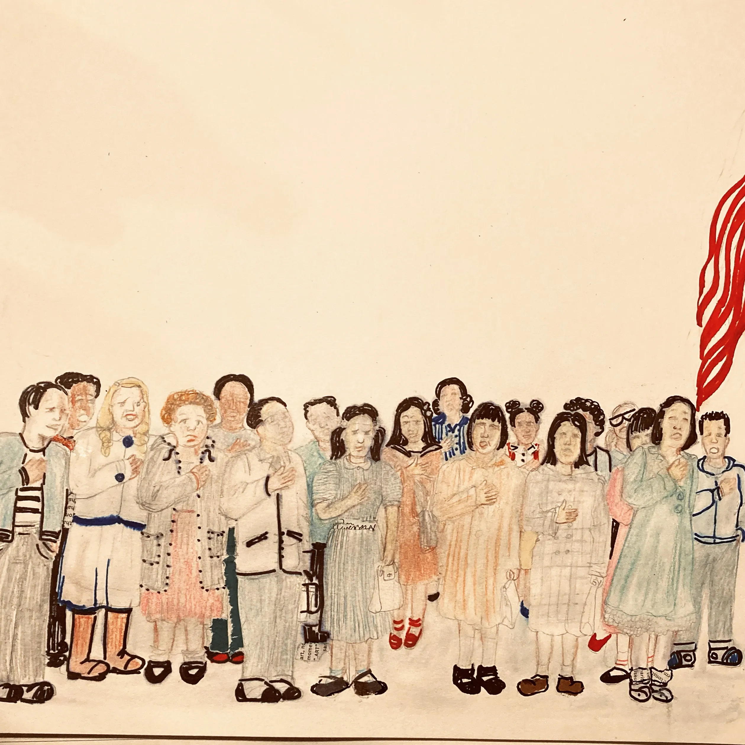 July 4th c. 1942 by j. Elise Diaz