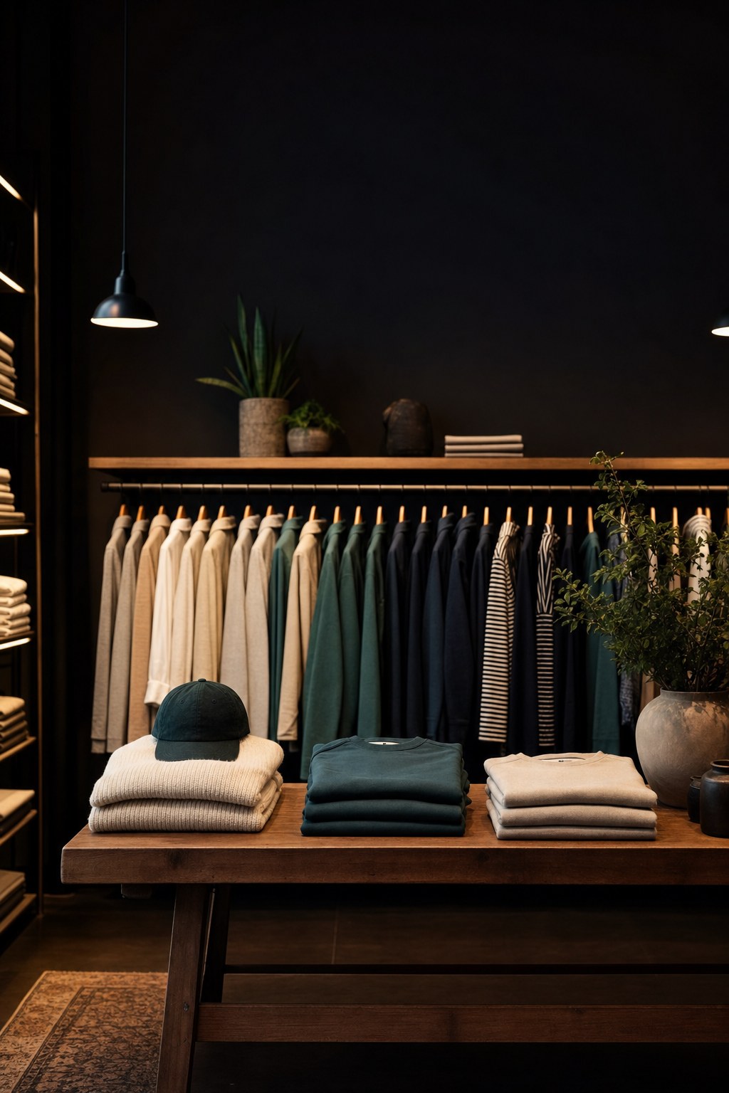 Illustrative boutique social media post