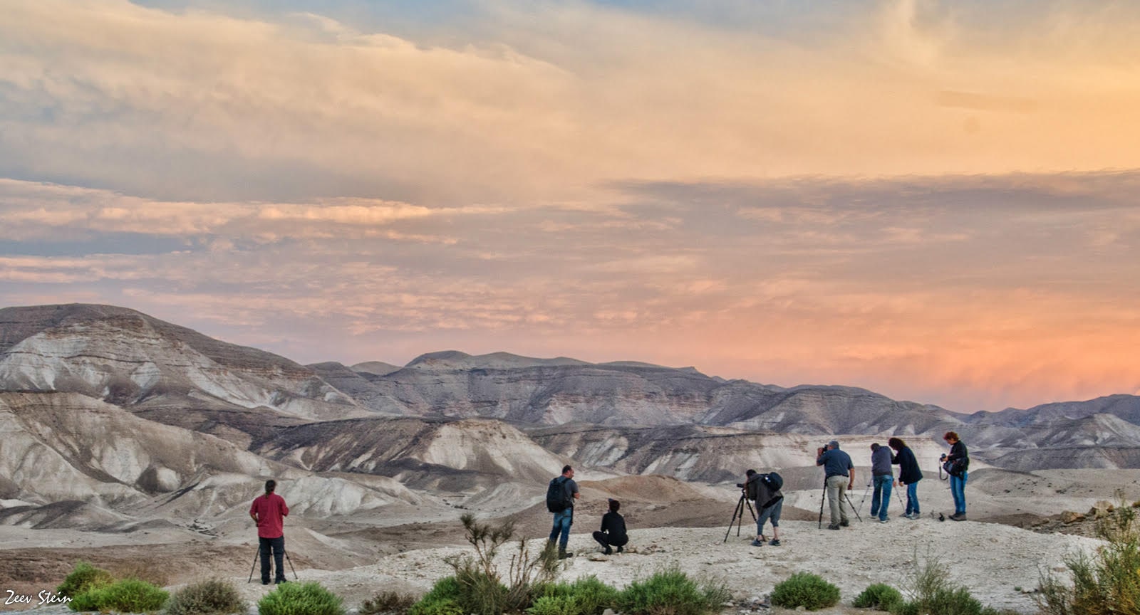 Sunrise over the Judean Desert
