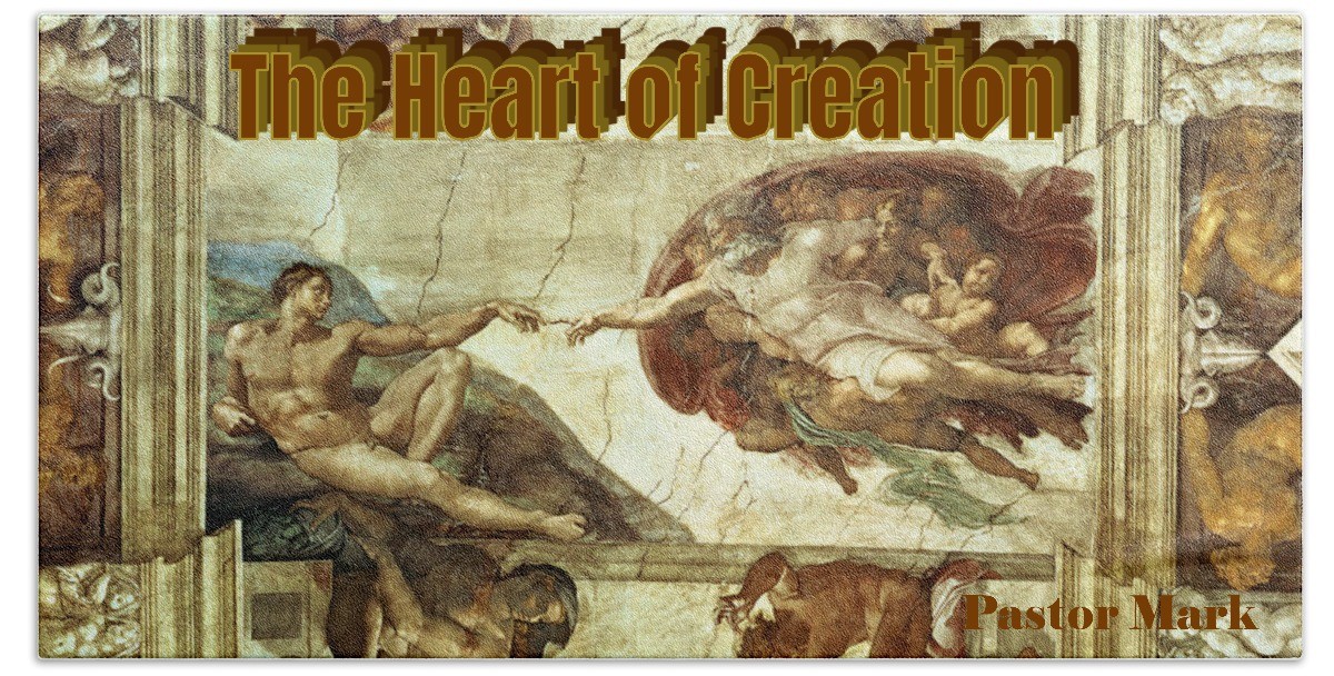 Heart of Creation artwork inspired by Michelangelo’s Creation of Adam