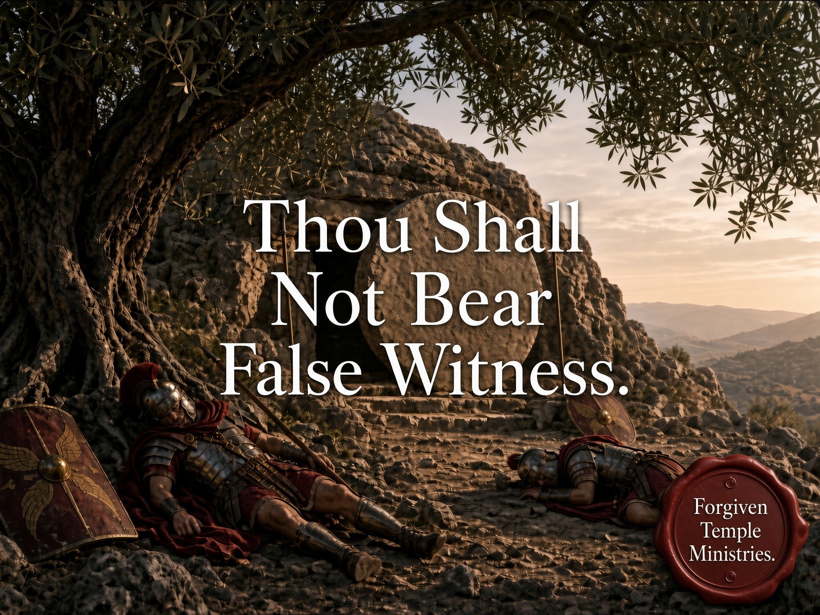 Thou Shall Not Bear False Witness artwork