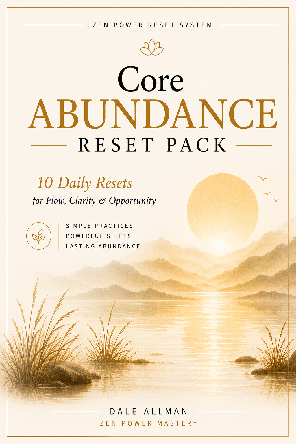 Core Abundance Reset Pack guide cover