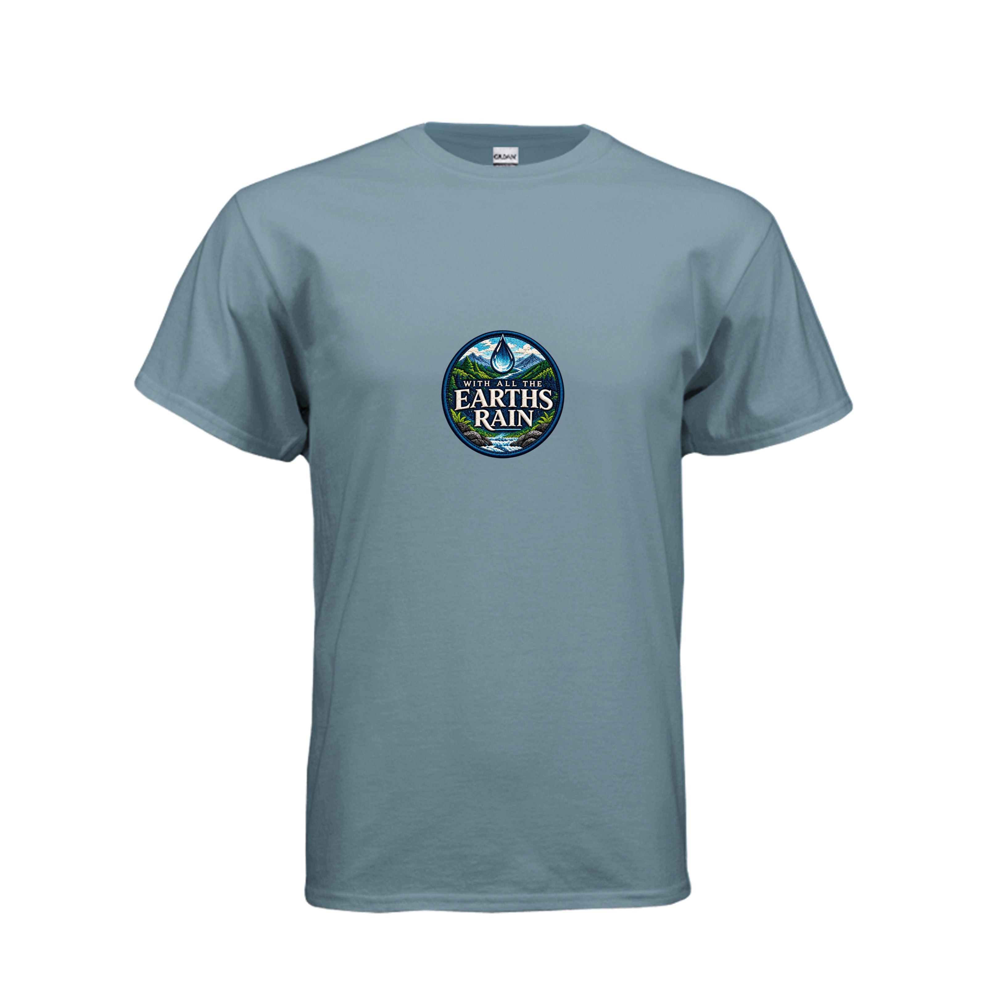 Nature-inspired T-shirts arranged together
