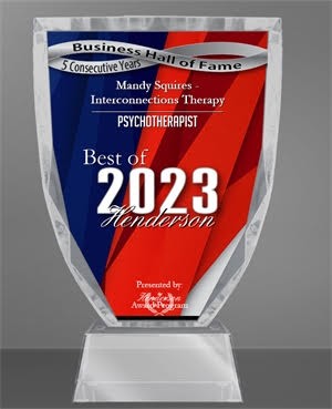Best of Henderson Psychotherapist award, 2023