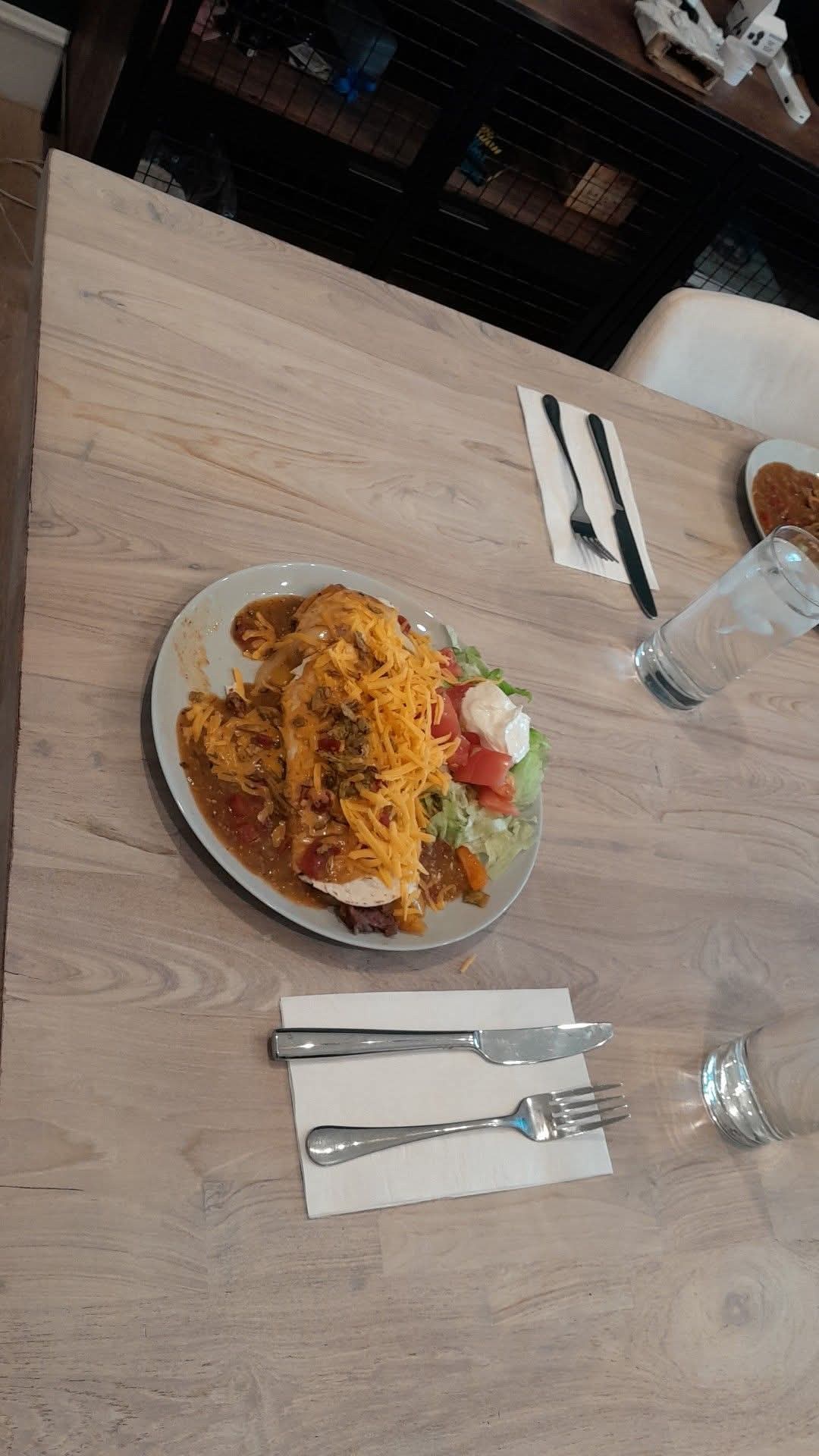 A hearty plate prepared for a table