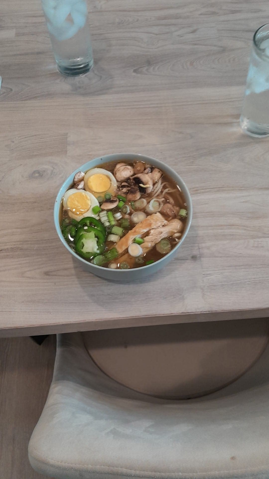 A colorful bowl prepared for a shared meal