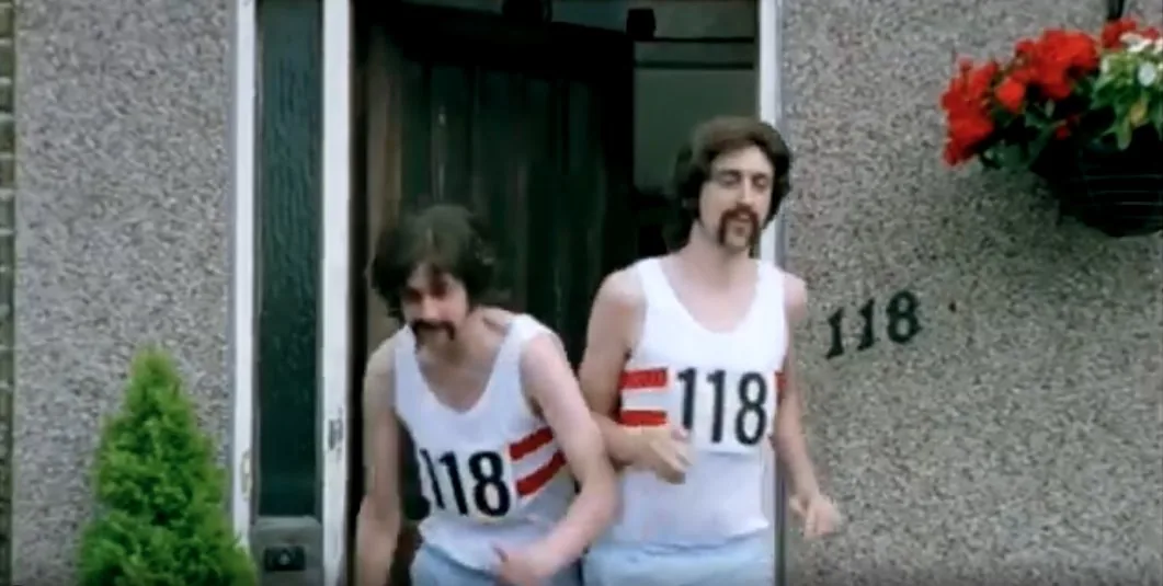 118 118 campaign still showing distinctive brand cues that helped the brand stand apart