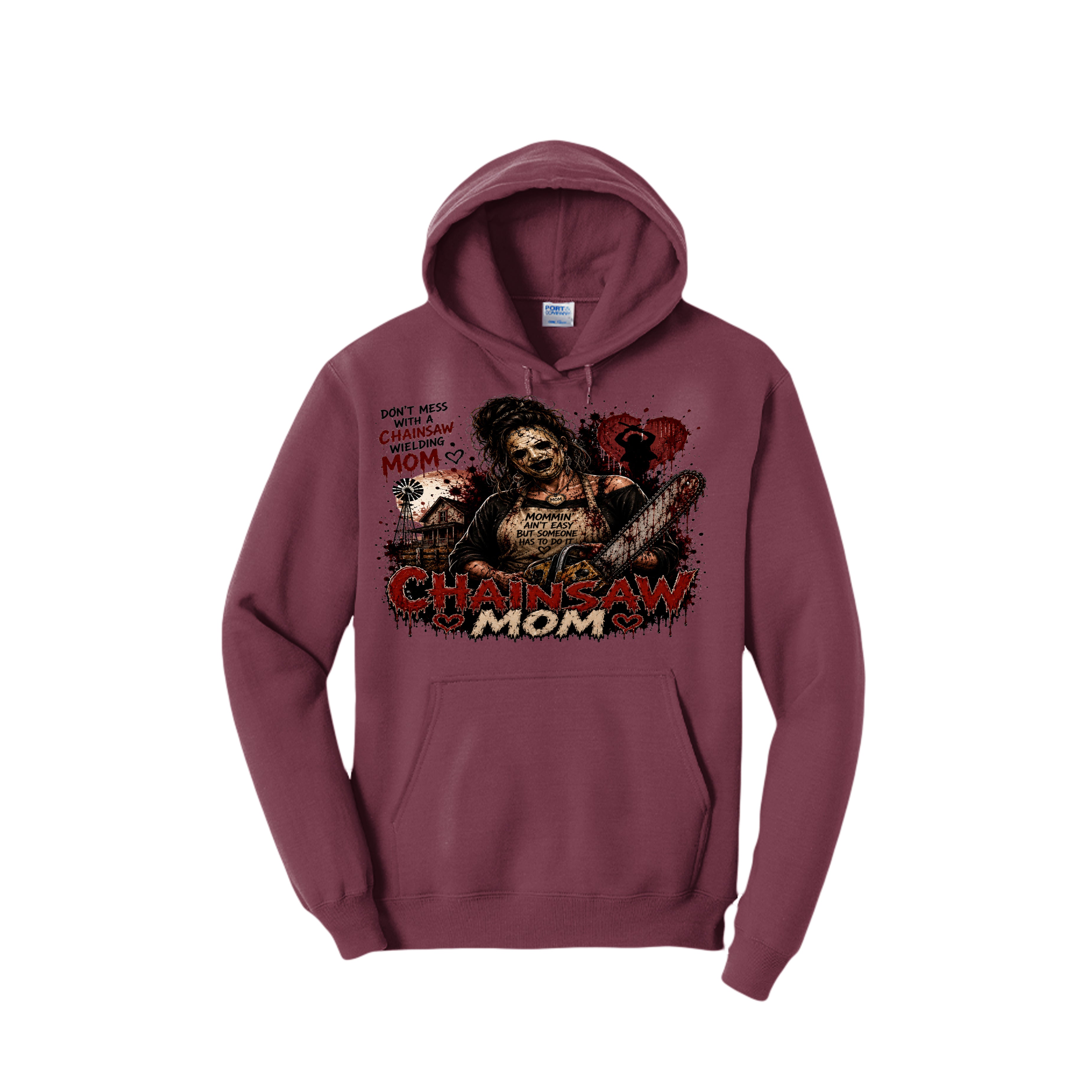 Chainsaw Mama – Texas Chainsaw Massacre Inspired Horror Hoodie 🩸