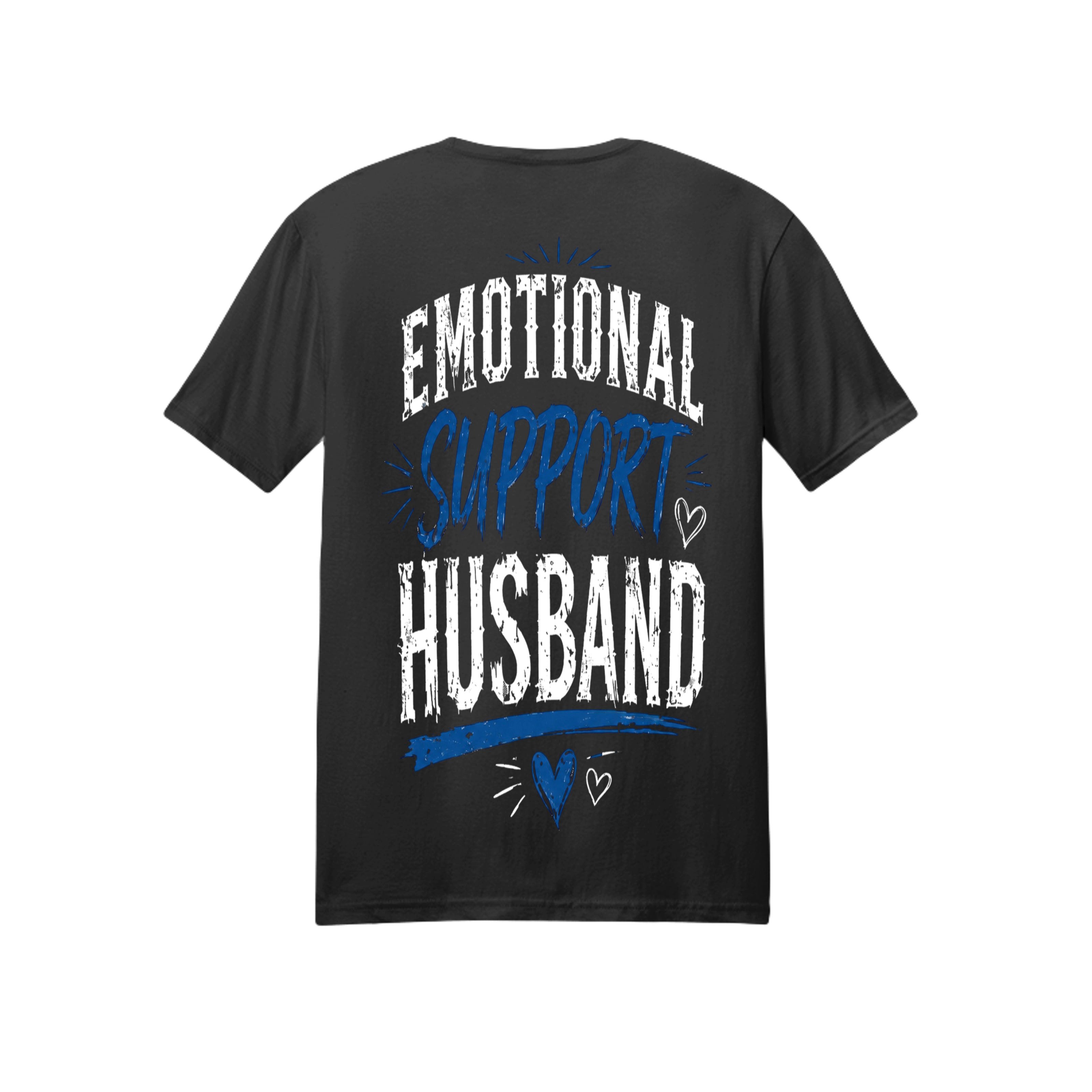 Emotional Support Husband Matching Couples T-Shirts