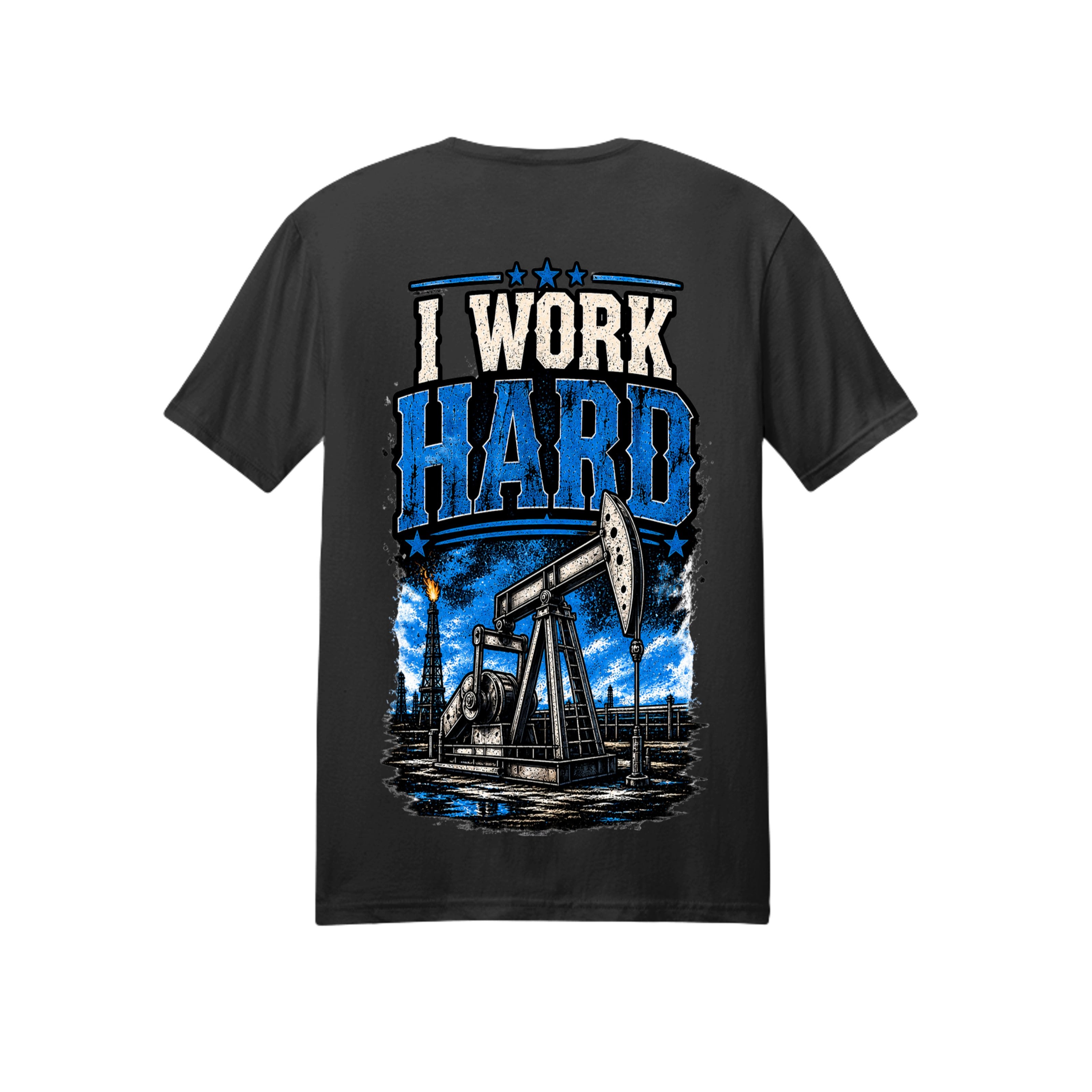 He Works Hard, I Spend It Professionally : Funny Matching Couples T-Shirt Set