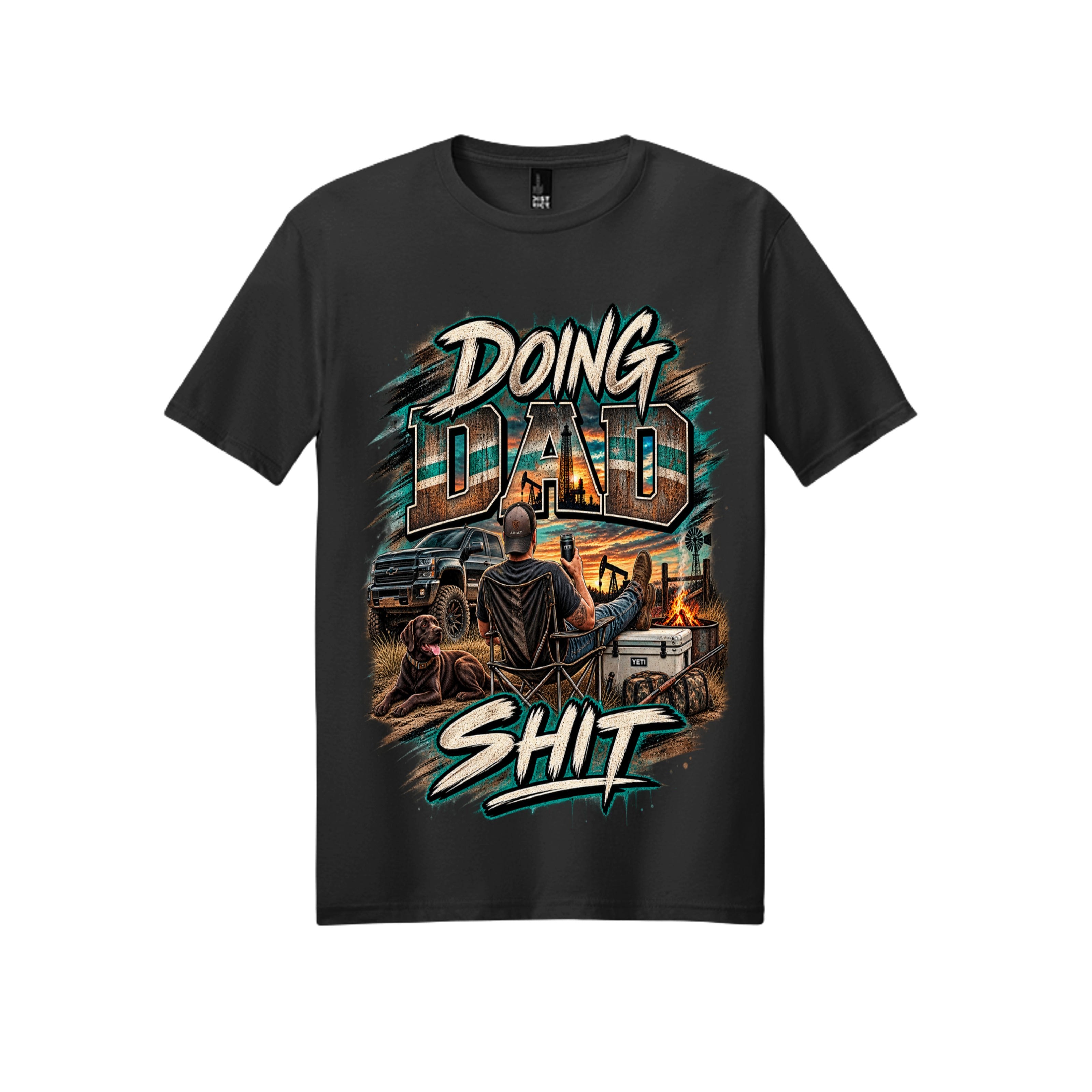 Just Doing Dad Shit: Funny Dad Graphic Tee
