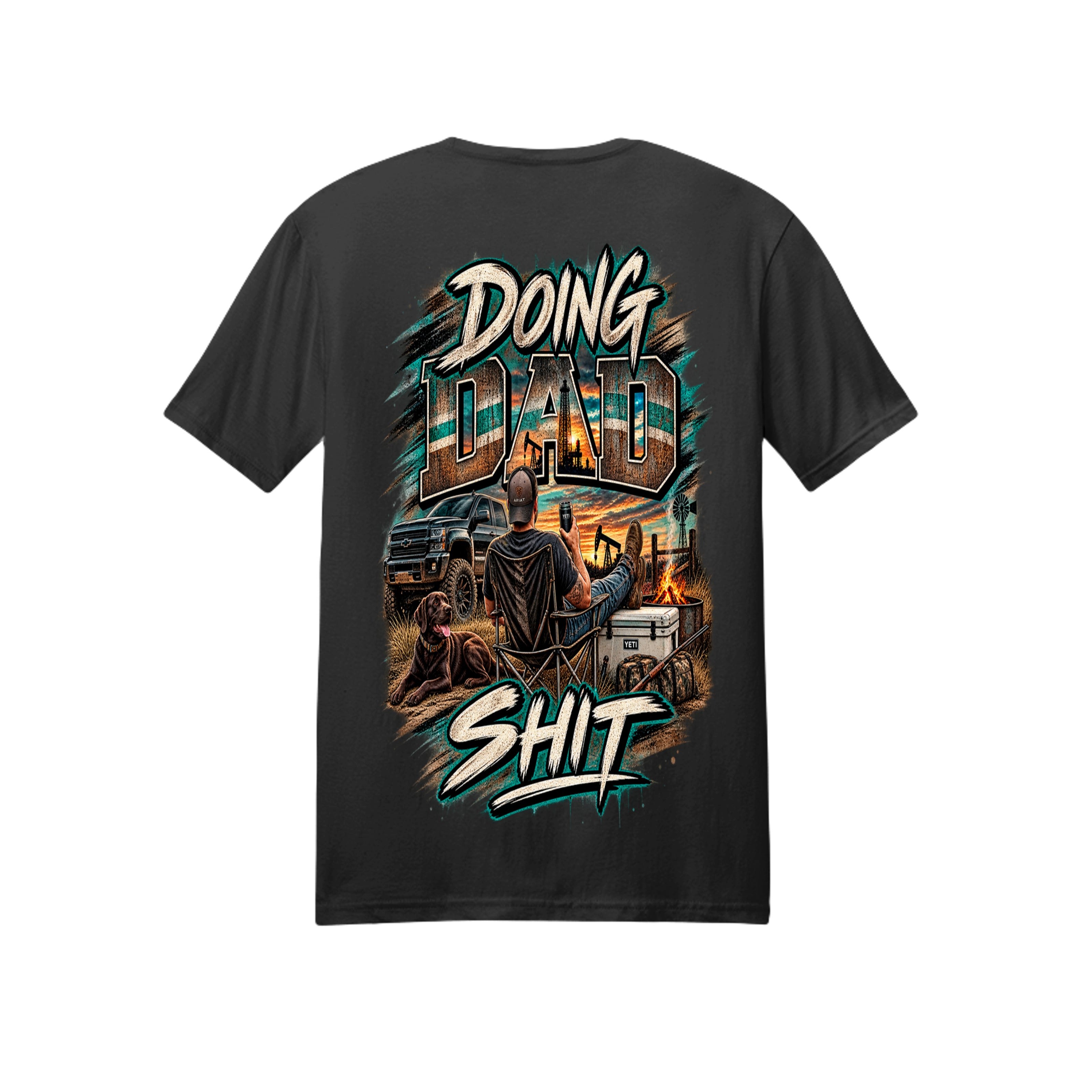 Just Doing Dad Shit: Funny Dad Graphic Tee
