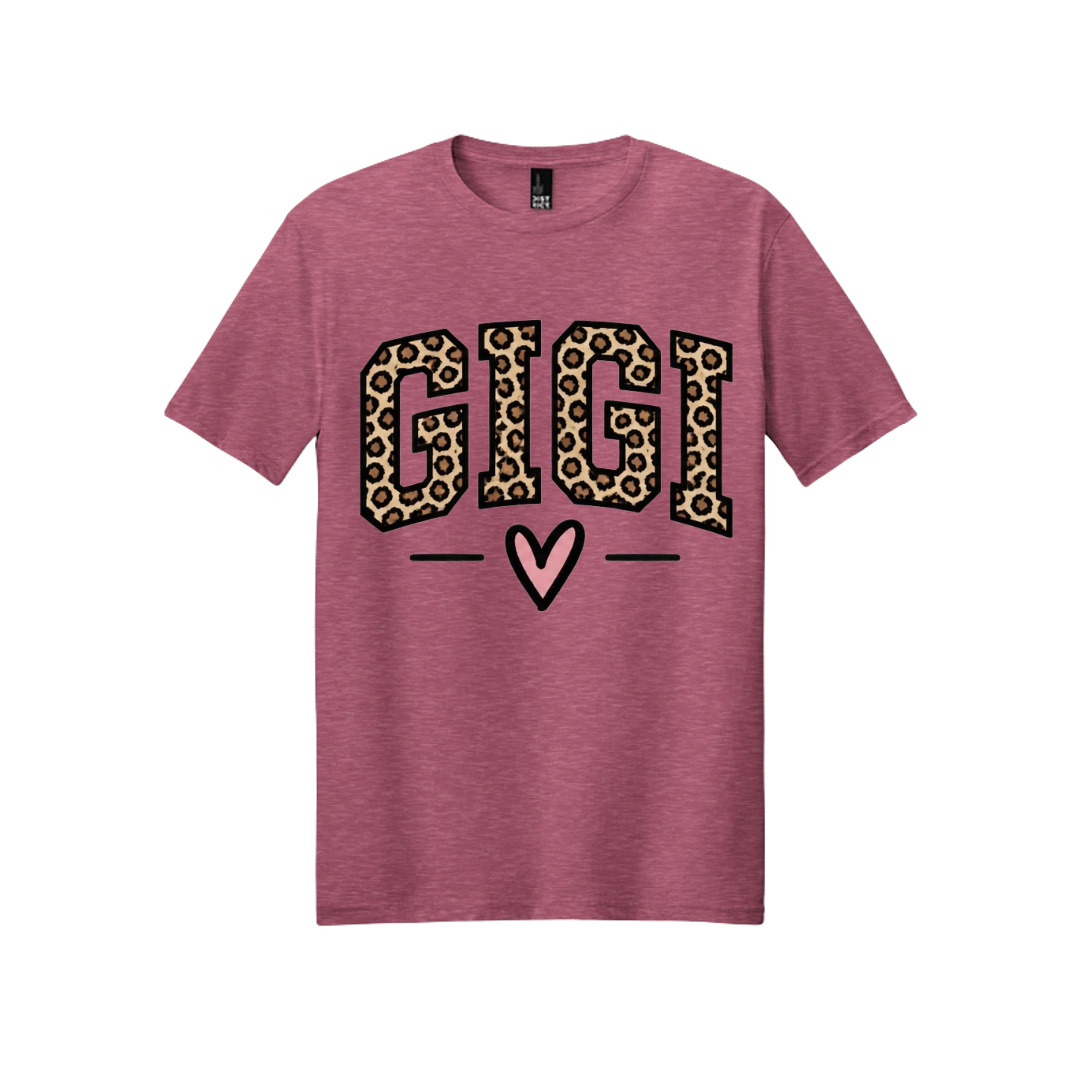 Leopard Gigi Heart T-Shirt π©·π, view 2