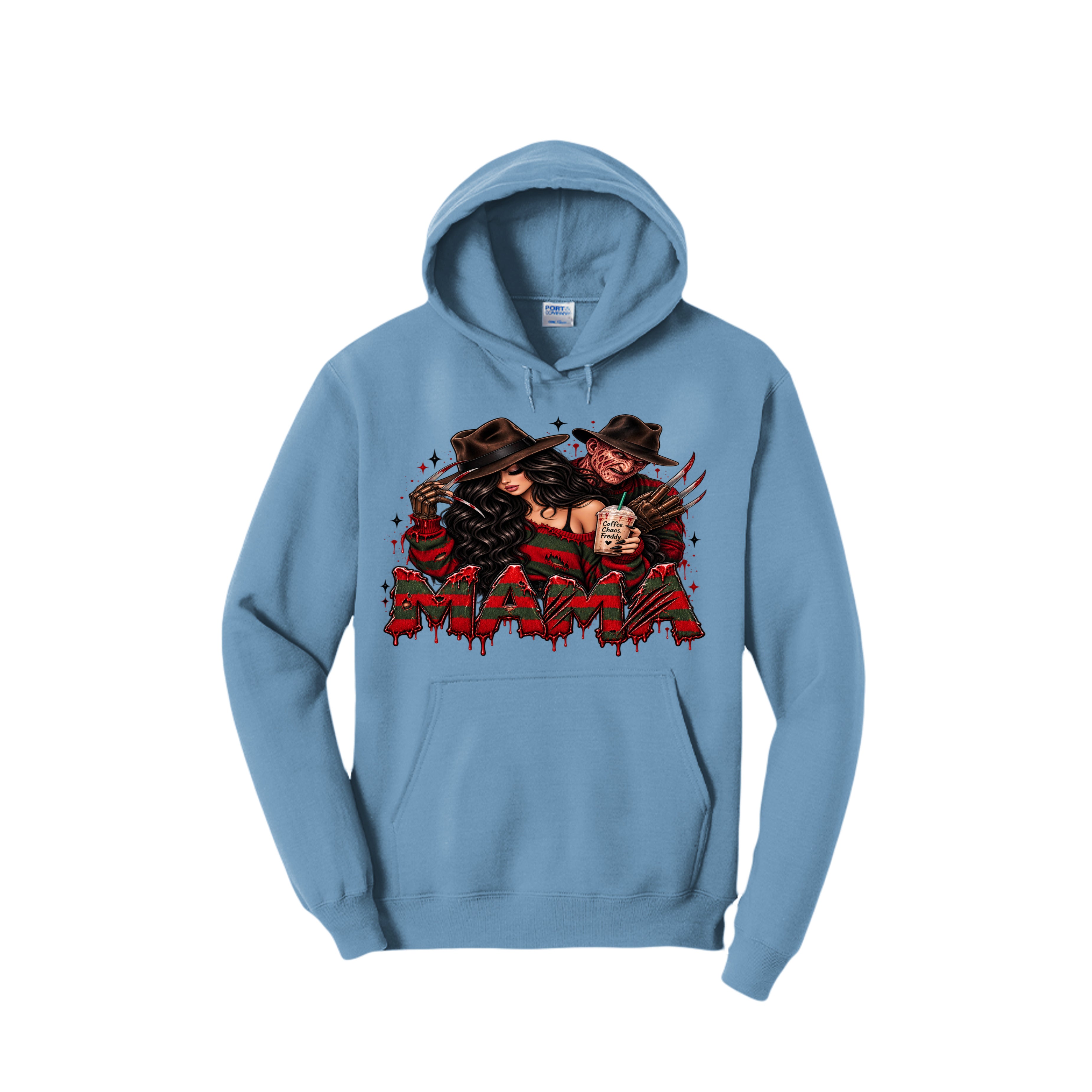 Mama Never Sleeps – Freddy Krueger Inspired Horror Hoodie 🔪