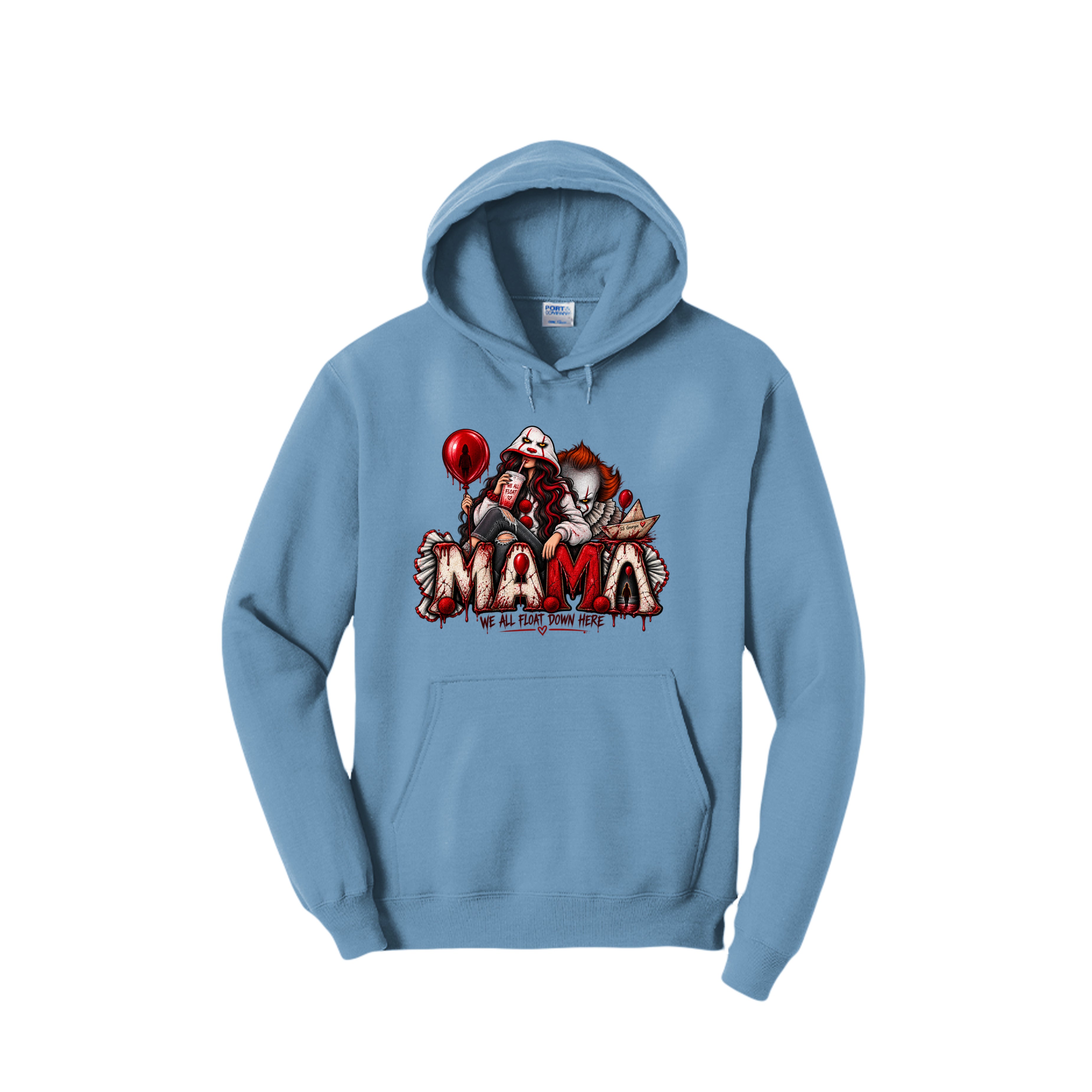 Mama, We All Float Down Here Horror Hoodie 🎈