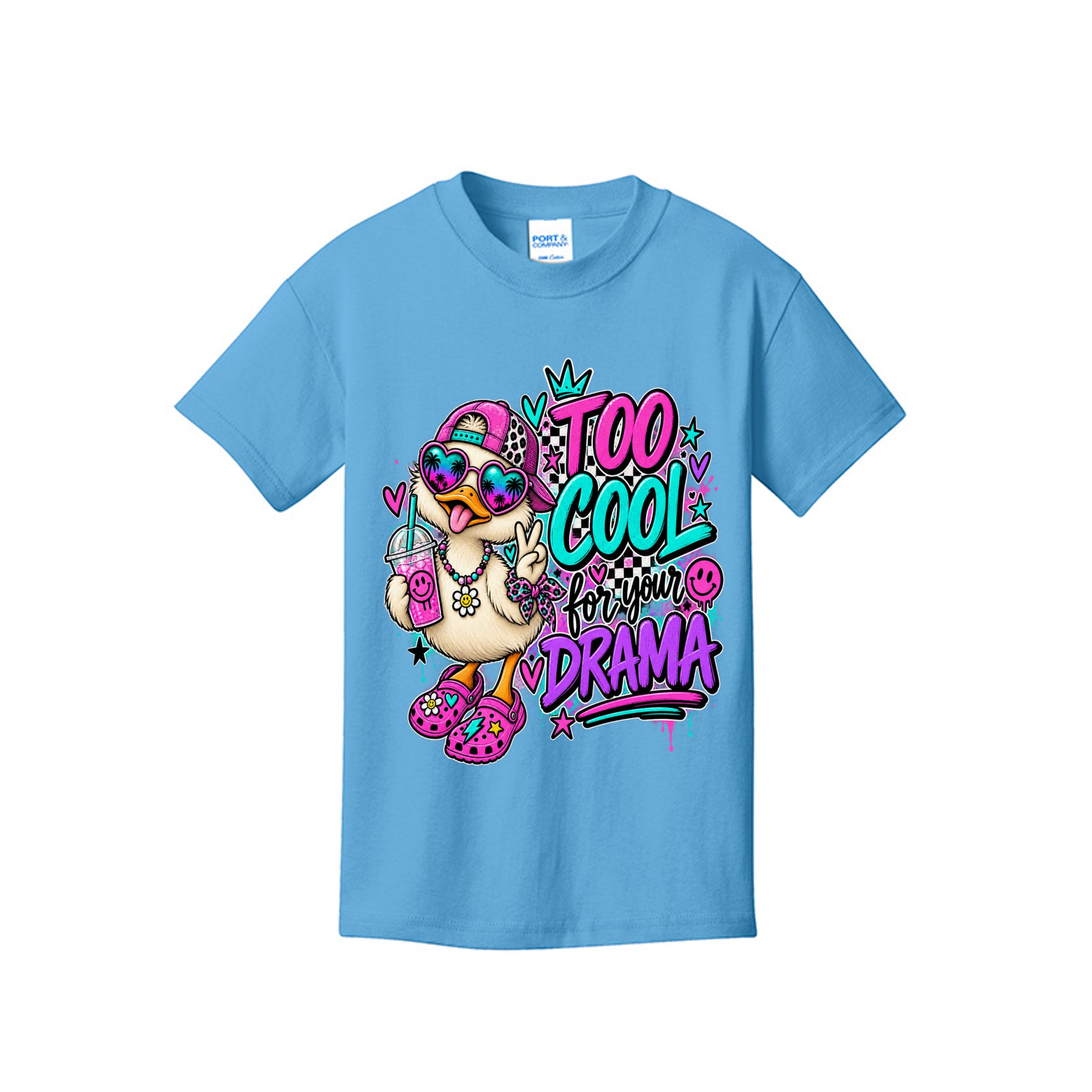 Too Cool for Your Drama Graphic Tee 😎✨