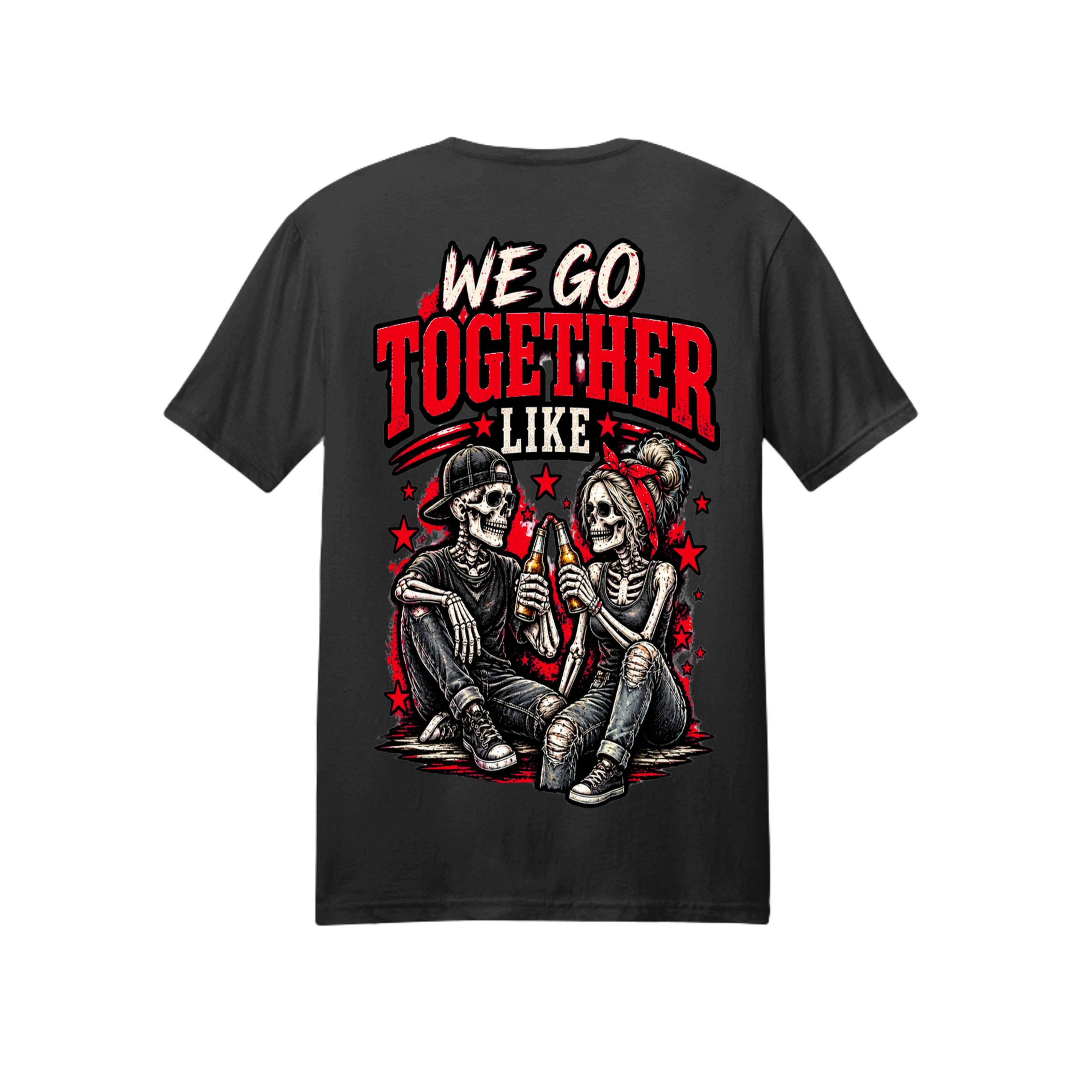 We Go Together Like Bad Decisions & Good Stories : Funny Couples Matching T-Shirt Set