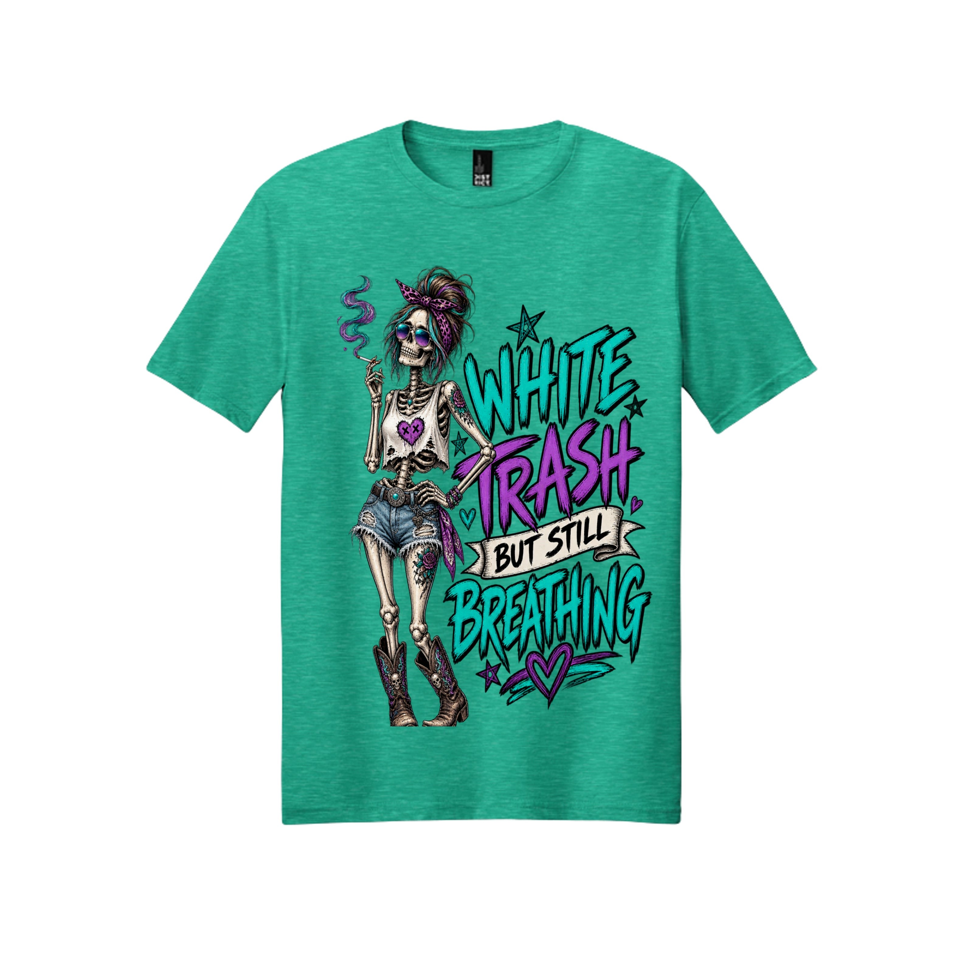 White Trash But I’m Still Breathing Graphic Tee 😂