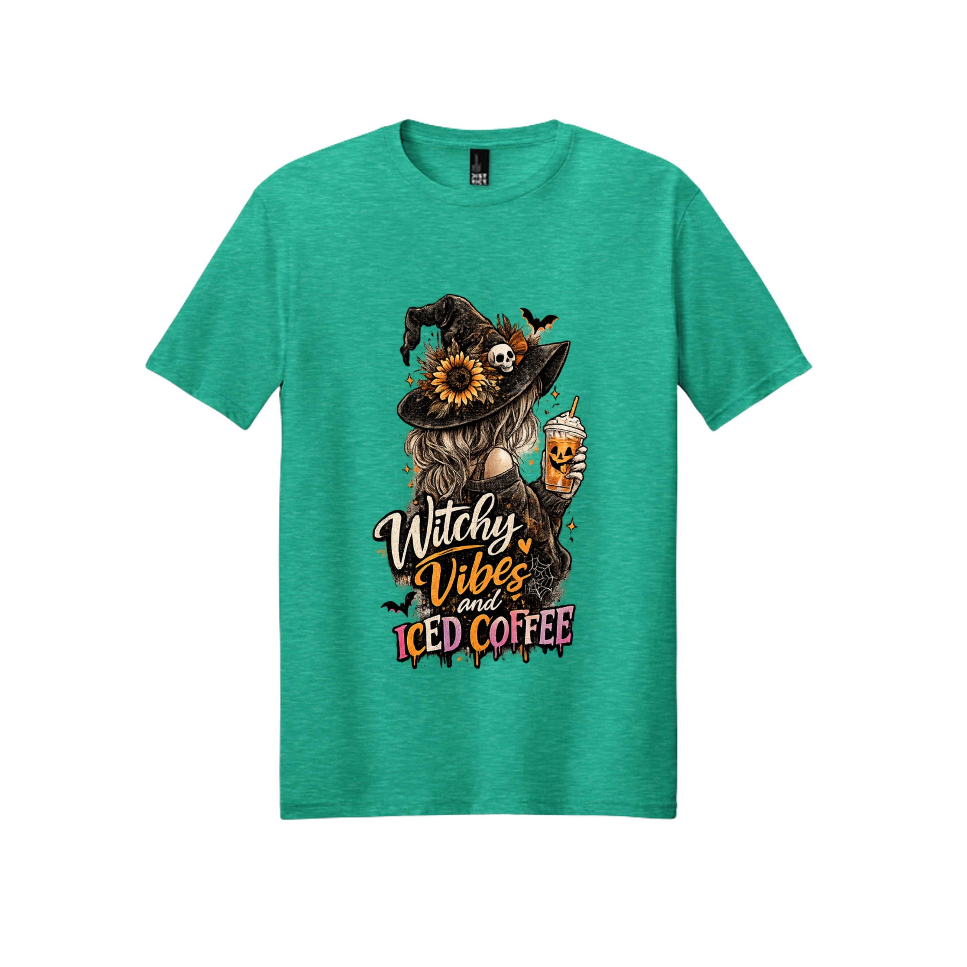 Witch Vibes & Iced Coffee Graphic Tee 🧙‍♀️☕✨