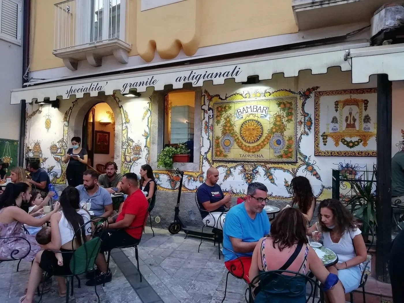 Bam Bar in Taormina, Sicily