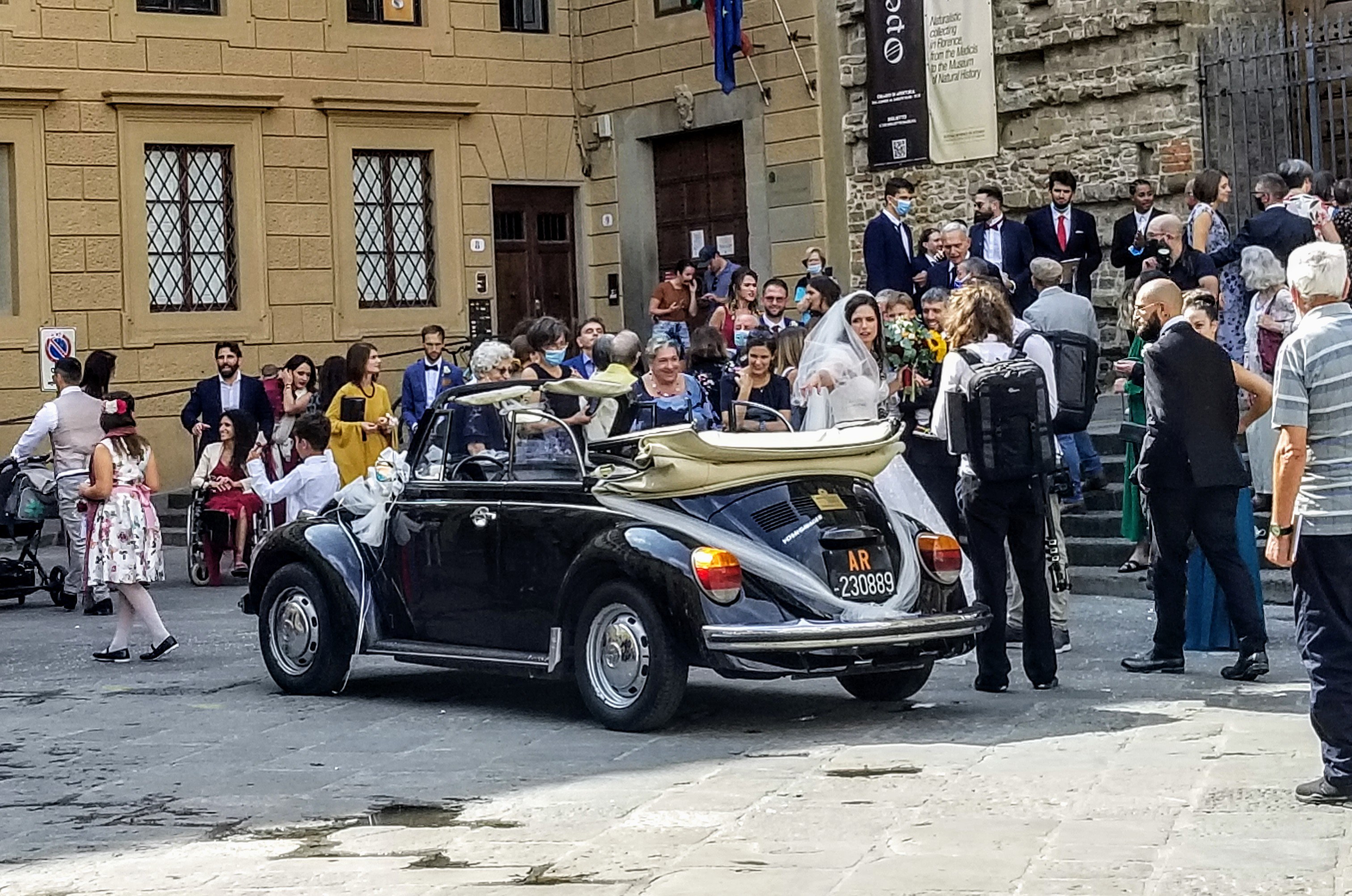 Wedding celebration in Florence