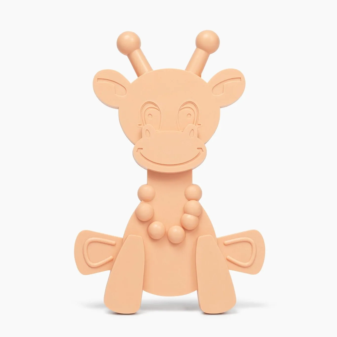 The Little Bamber - Pink - Natural Rubber & Baltic Amber Teething Toy