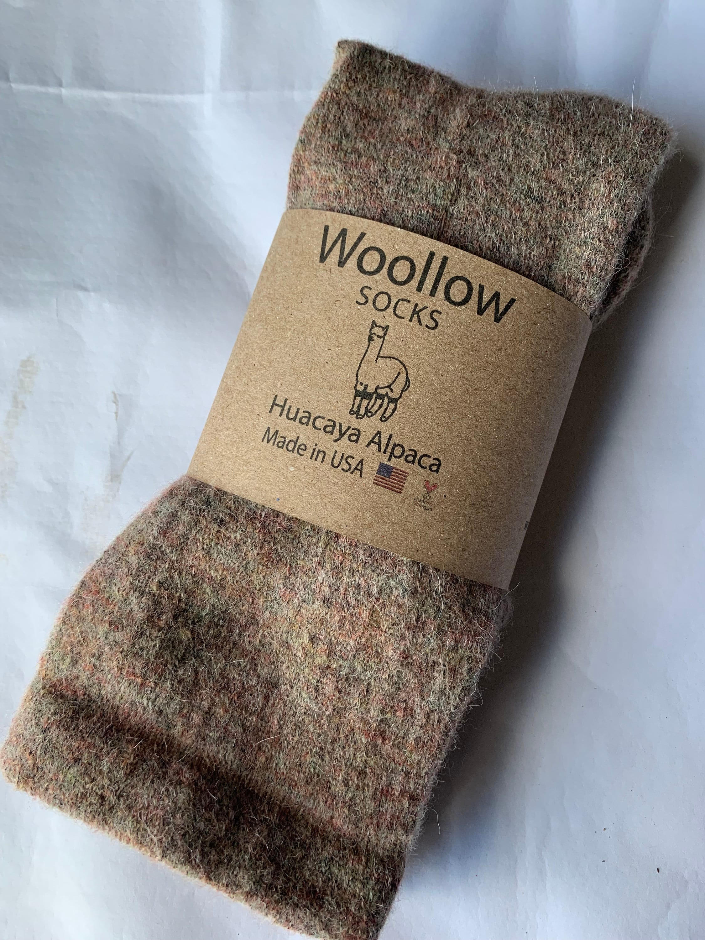 Woollow Alpaca Crew Socks: USA Made Hiking Socks
